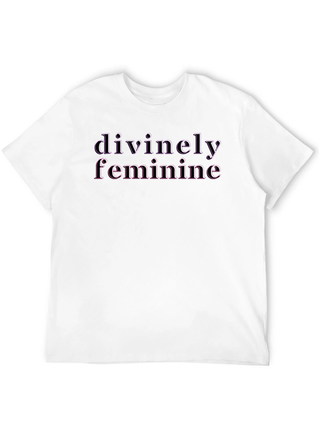 Divinely Feminine Graphic Tee - Black