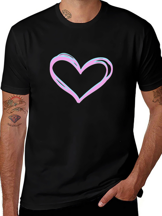 Heart Graphic Tee - Stylish Casual Wear