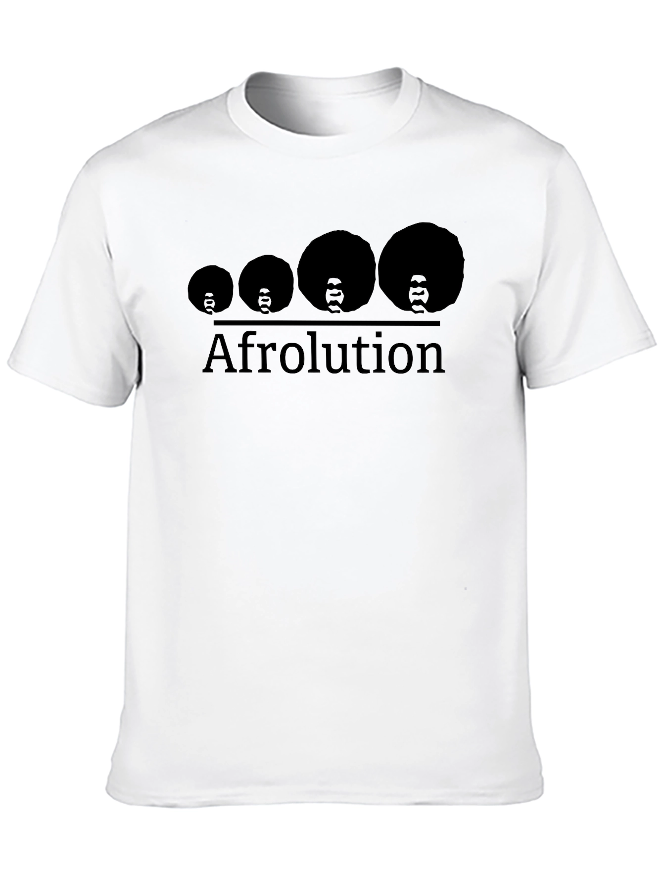 Afrolution Evolution Graphic Tee - Black