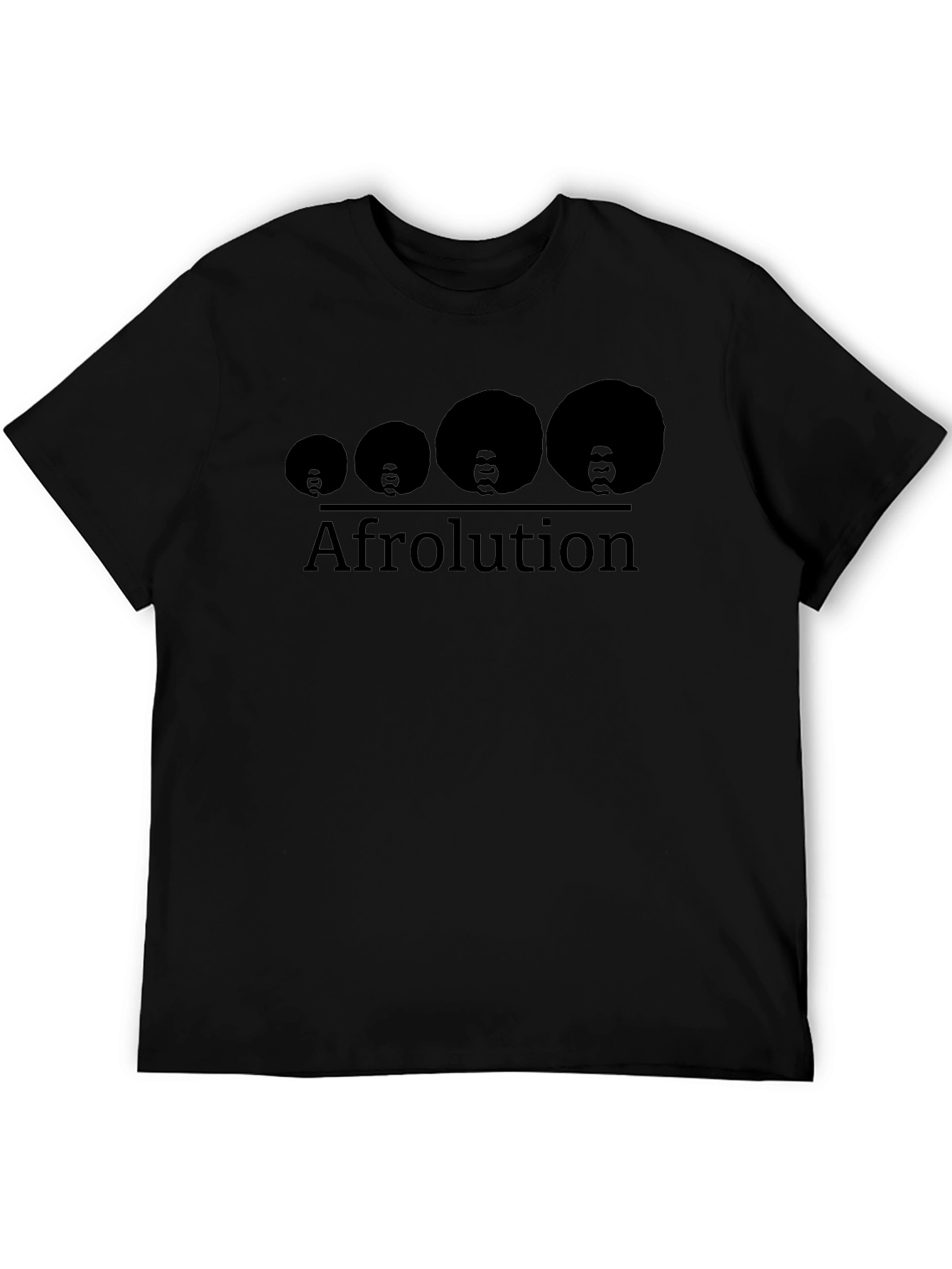 Afrolution Evolution Graphic Tee - Black
