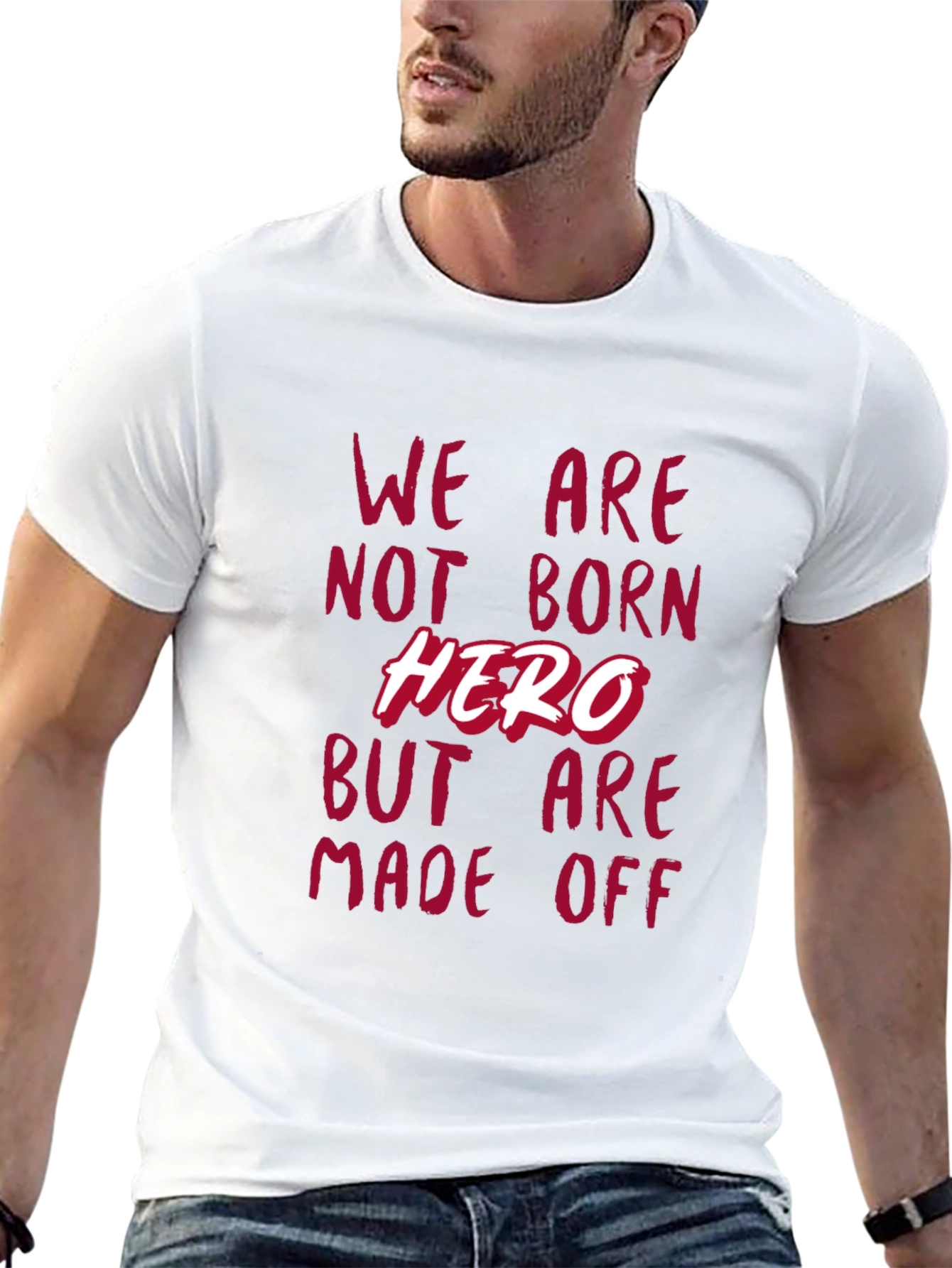 Hero Made Off Mens Black T-Shirt