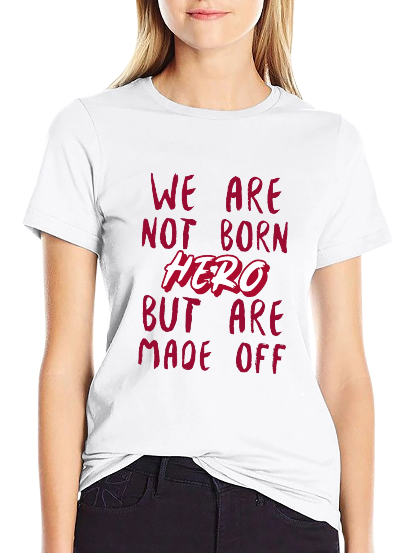 Hero Made Off Mens Black T-Shirt