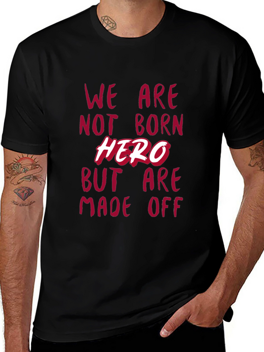 Hero Made Off Mens Black T-Shirt