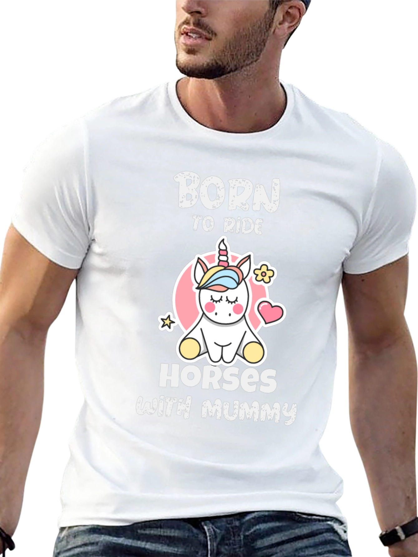 Cute Unicorn Horse Mummy T-Shirt
