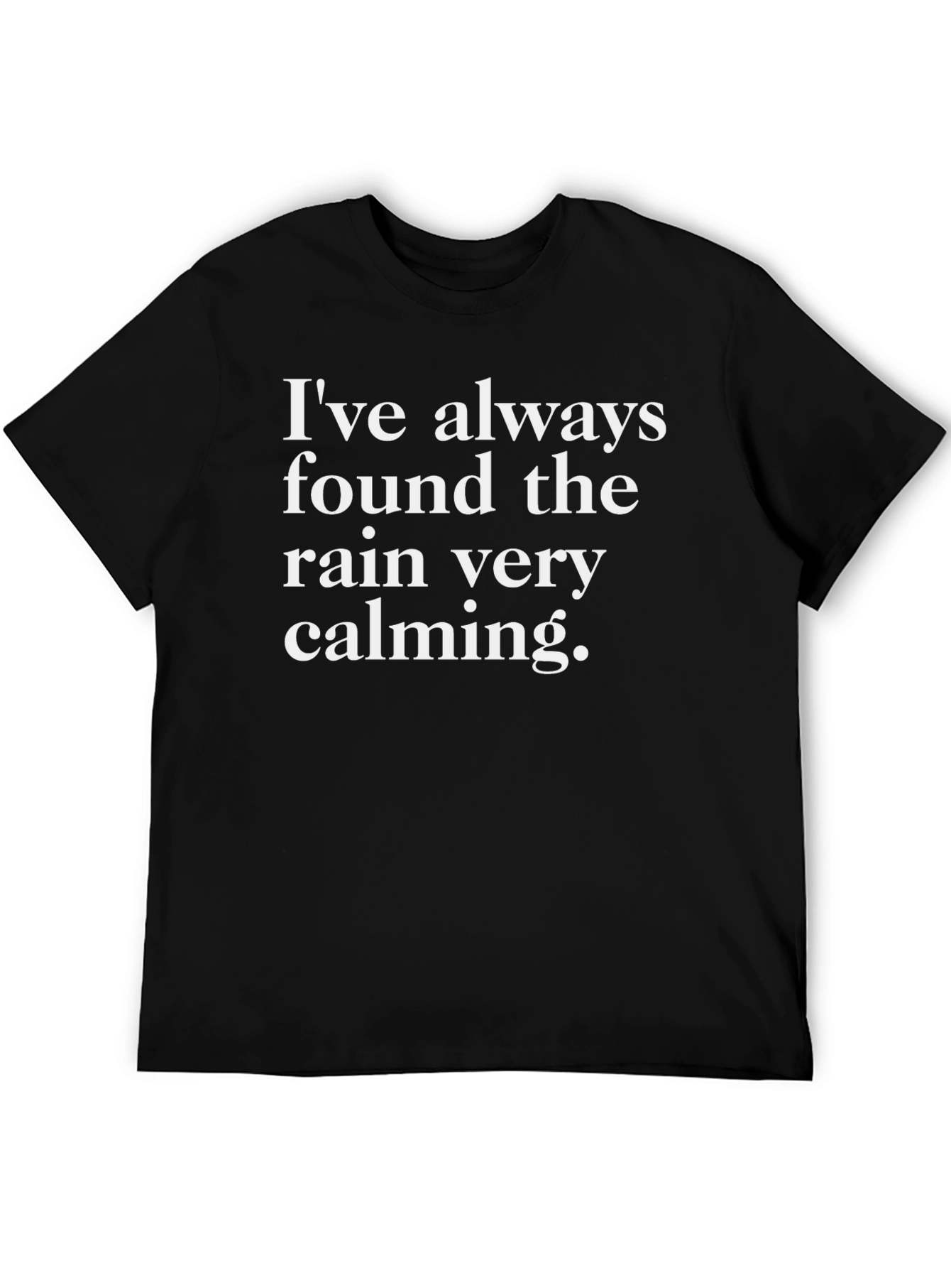 Calming Rain Graphic Tee - Soft Cotton Blend