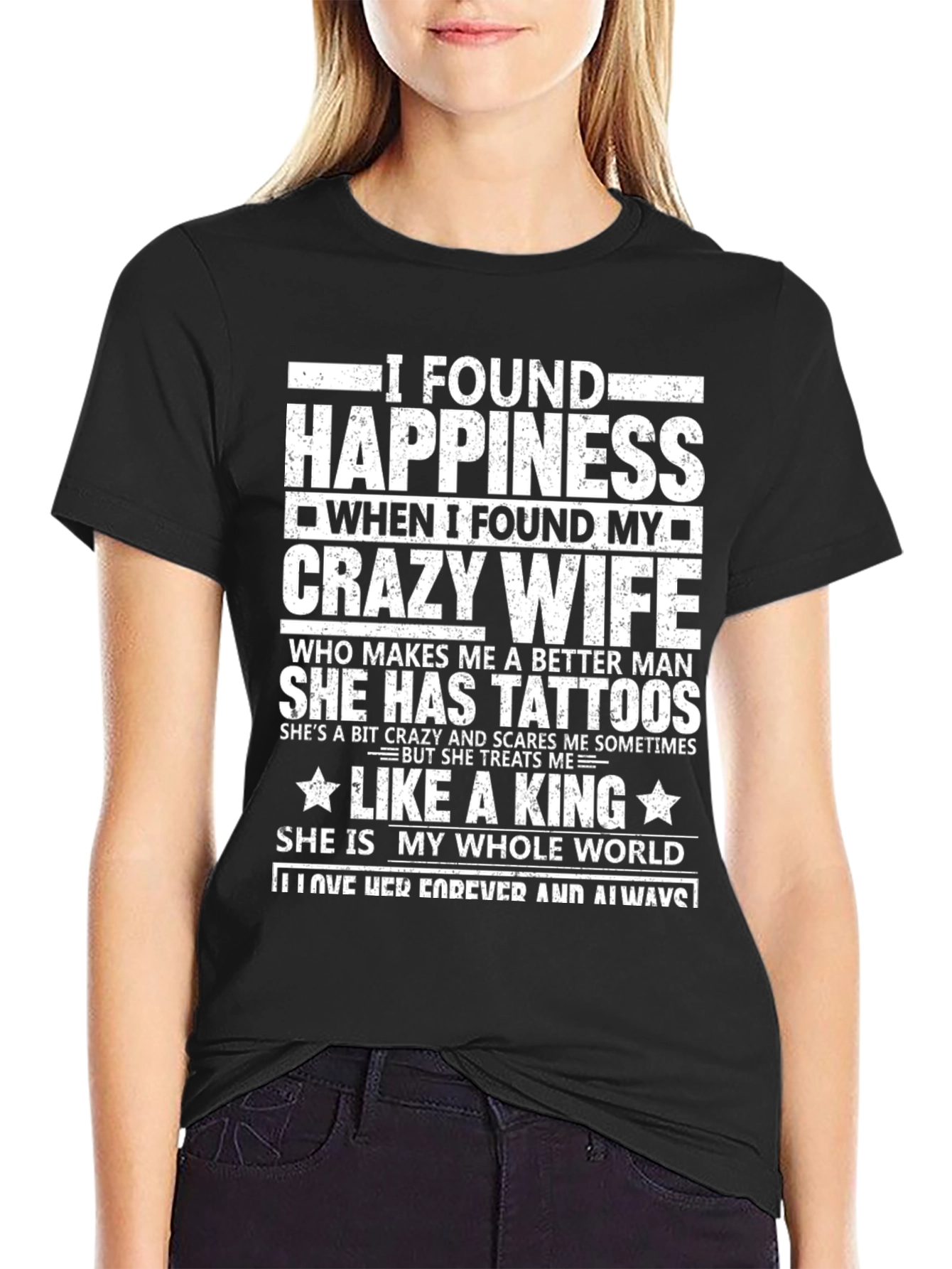 Husbands Crazy Wife T-Shirt