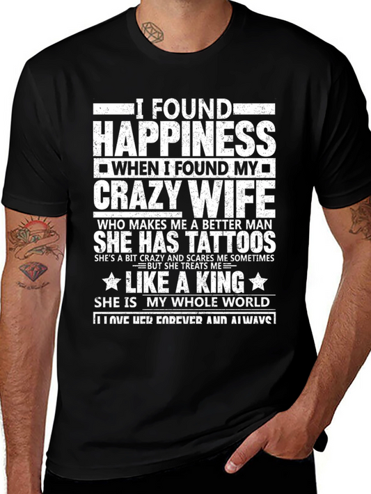 Husbands Crazy Wife T-Shirt