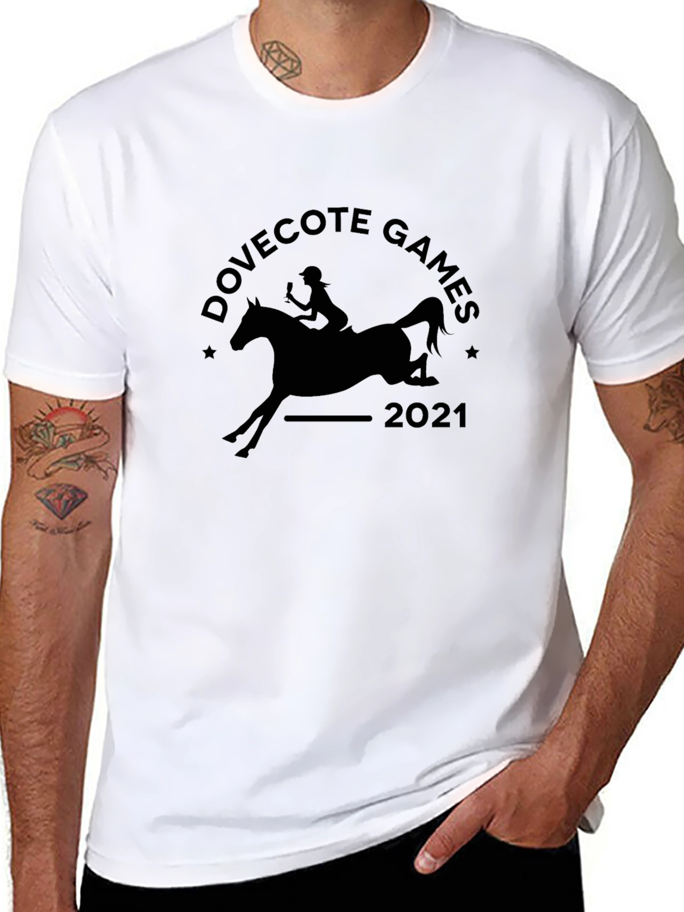 Dovecote Games 2021 Equestrian Black T-Shirt