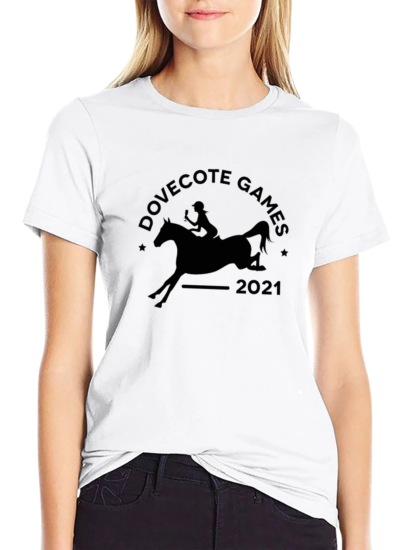 Dovecote Games 2021 Equestrian Black T-Shirt