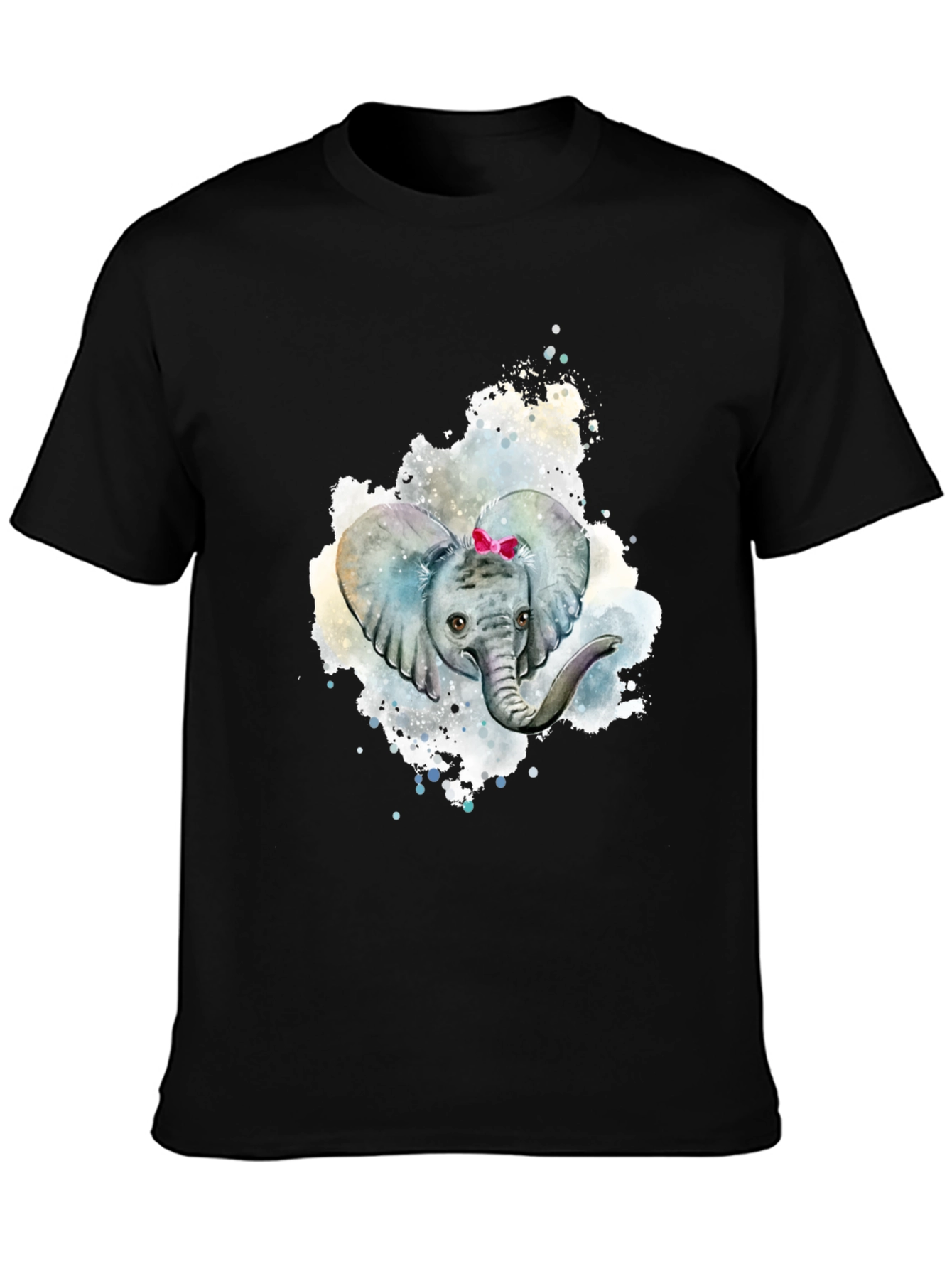 Elephant Watercolor Graphic Tee