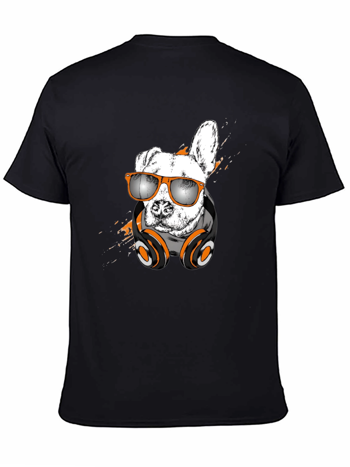 Cool Dog T-Shirt with Headphones & Sunglasses