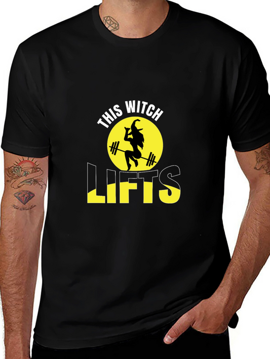 This Witch Lifts T-Shirt - Funny Halloween Workout Tee