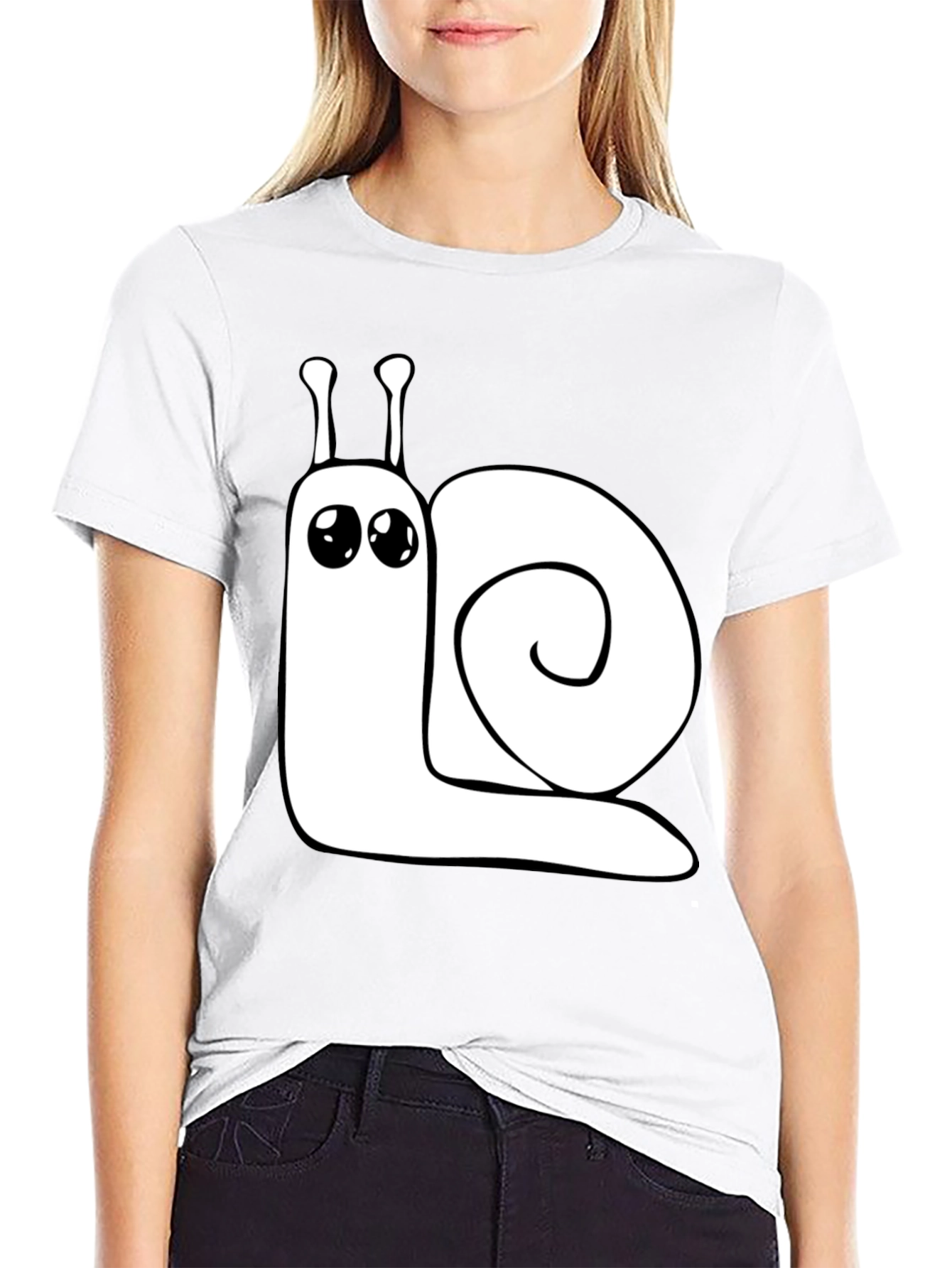 Snail Graphic T-Shirt - Soft Cotton Tee
