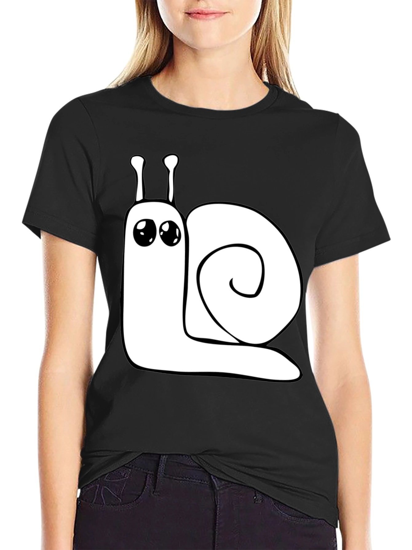 Snail Graphic T-Shirt - Soft Cotton Tee