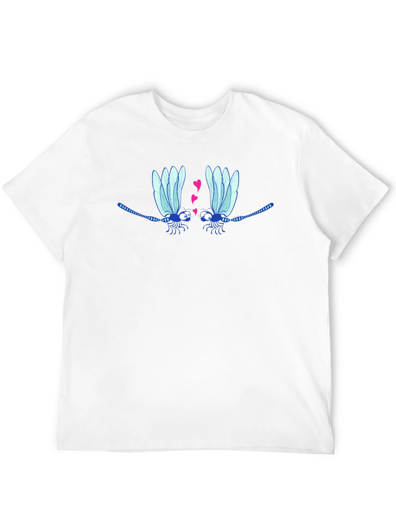 Dragonfly Love T-Shirt - Whimsical Graphic Tee