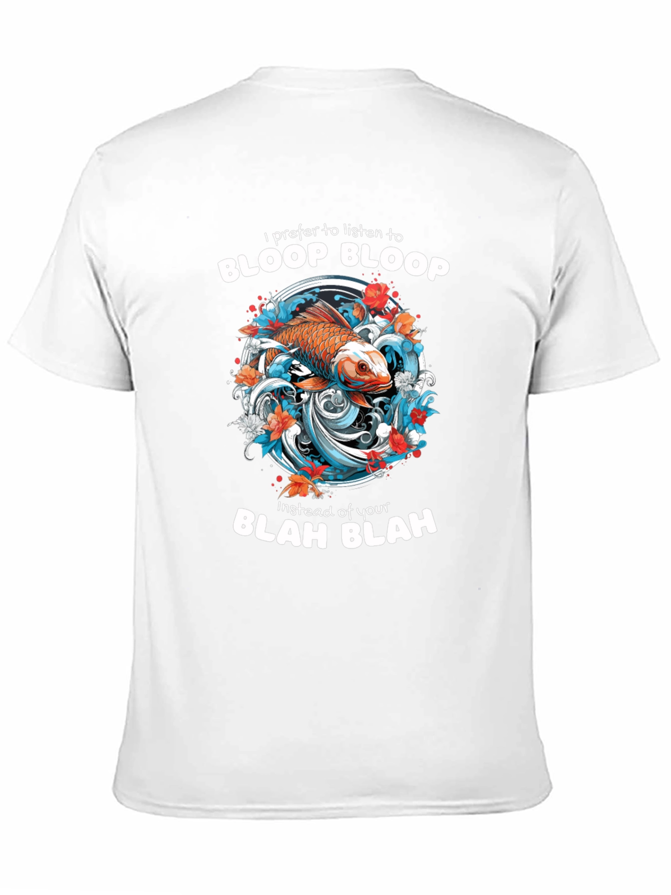 Bloopy Koi Fish Graphic T-Shirt