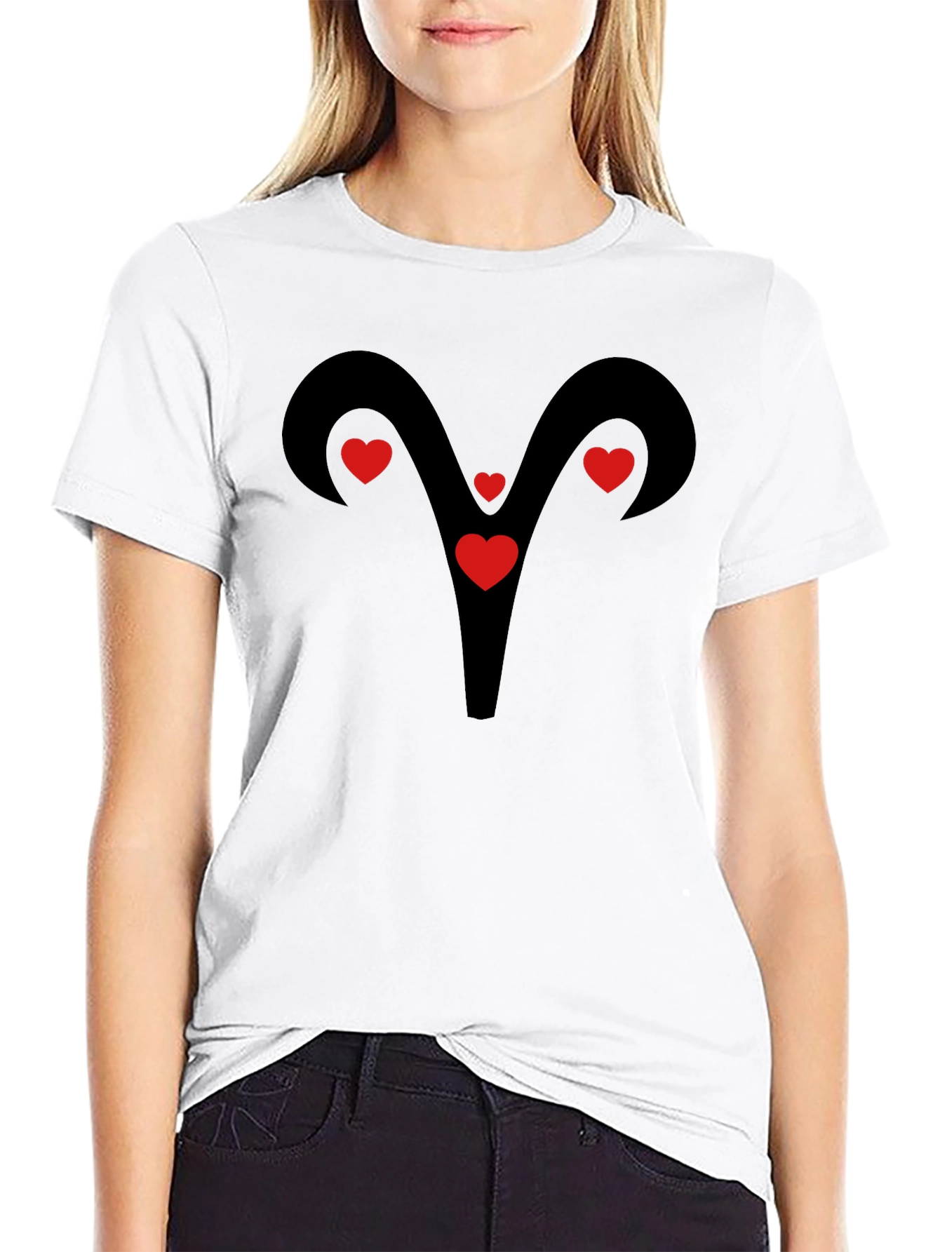 Aries Zodiac Love Symbol T-Shirt