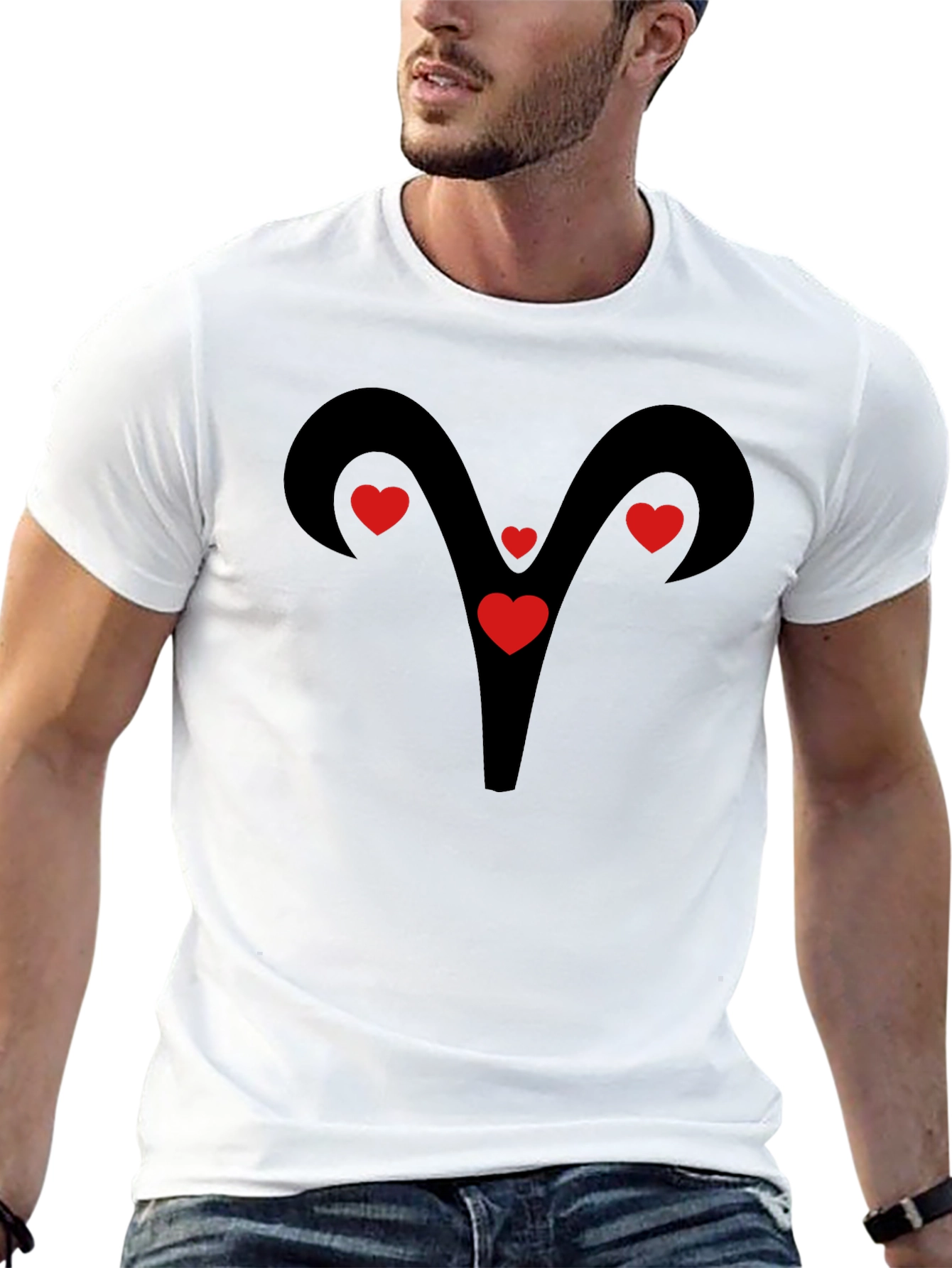 Aries Zodiac Love Symbol T-Shirt