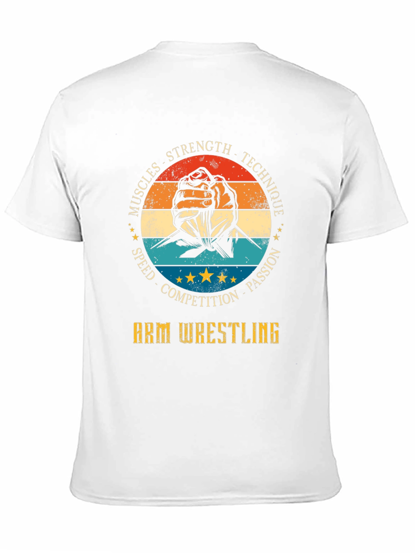 Arm Wrestling T-Shirt: Strength Technique and Passion
