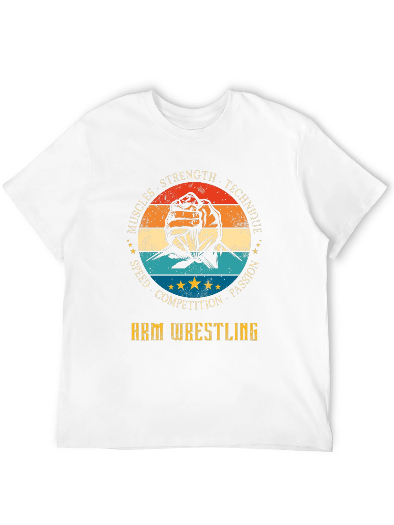 Arm Wrestling T-Shirt: Strength Technique and Passion