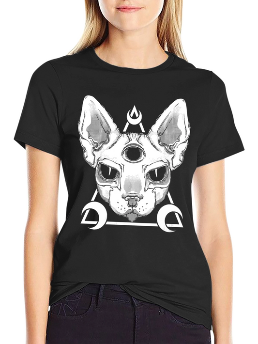 Mystic Cat Graphic Tee - Third Eye Design