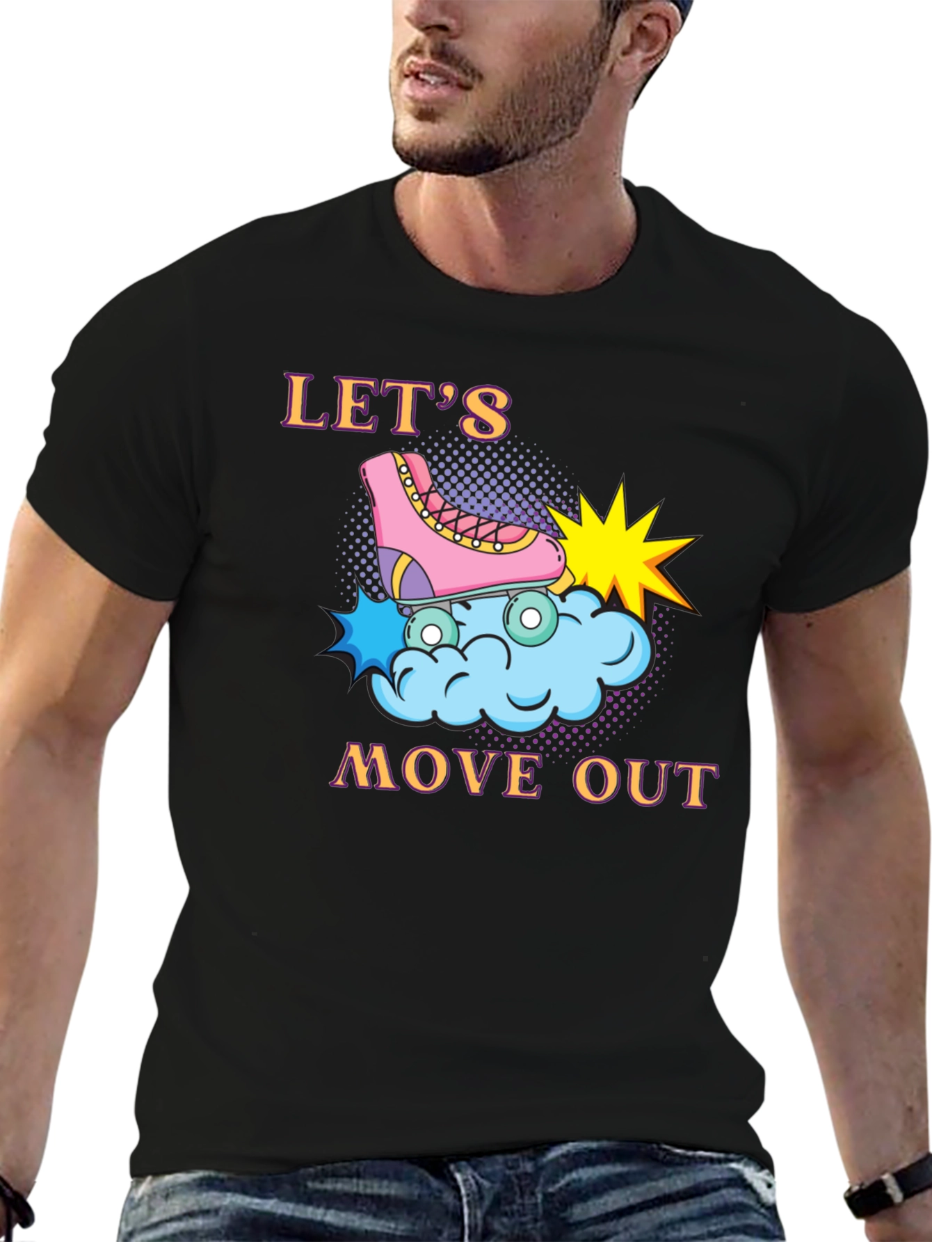 Lets Move Out Graphic T-Shirt