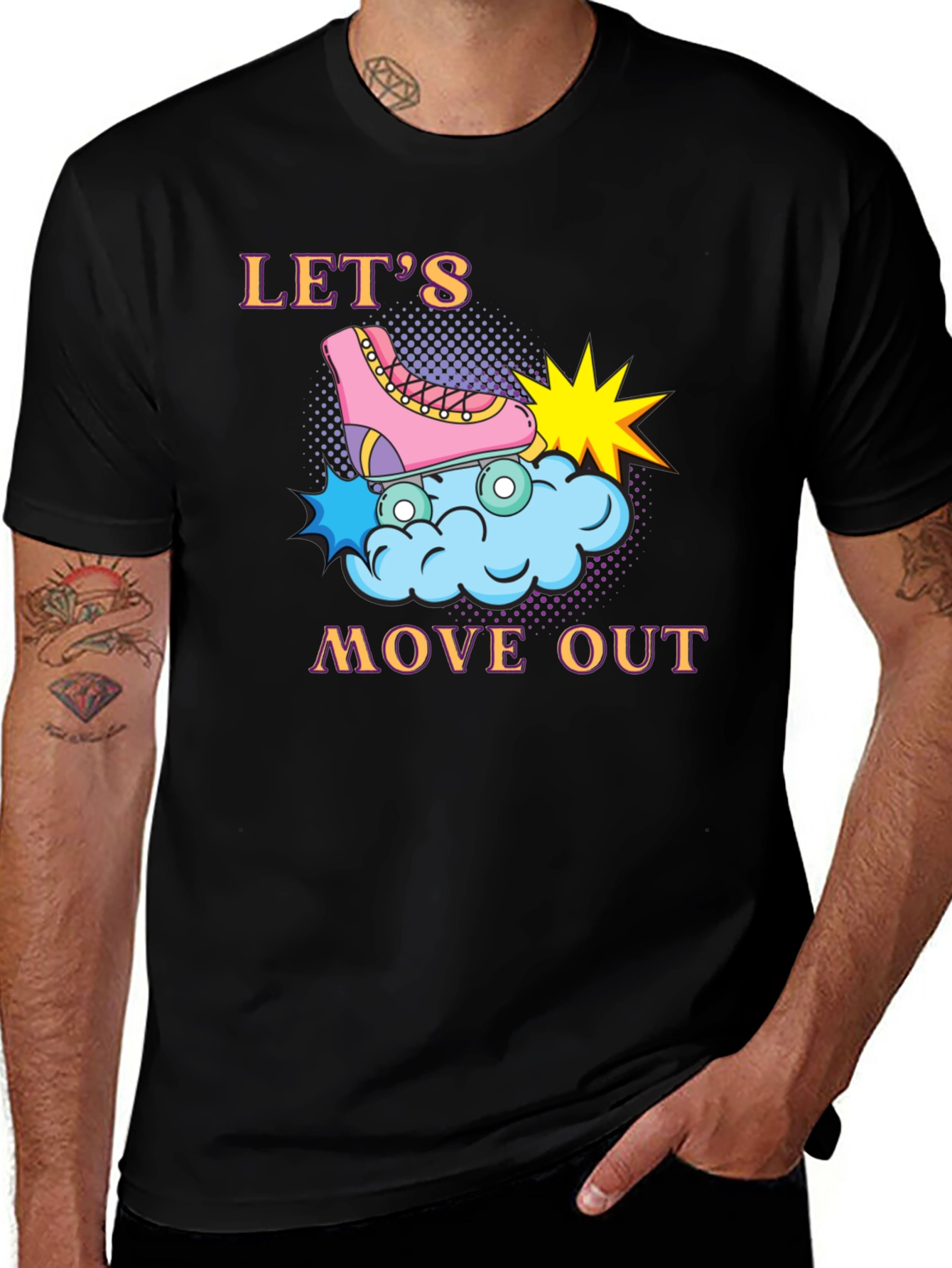 Lets Move Out Graphic T-Shirt