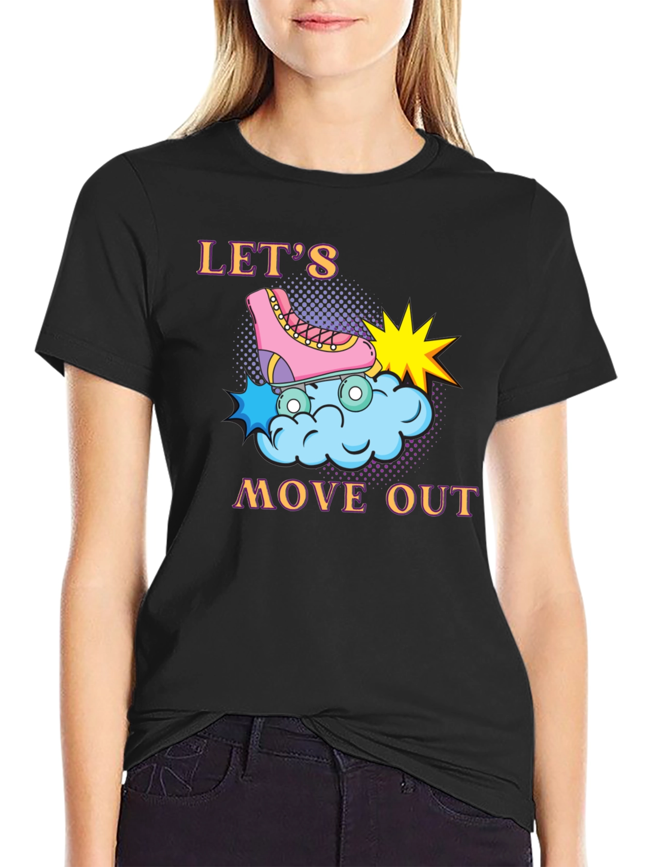 Lets Move Out Graphic T-Shirt