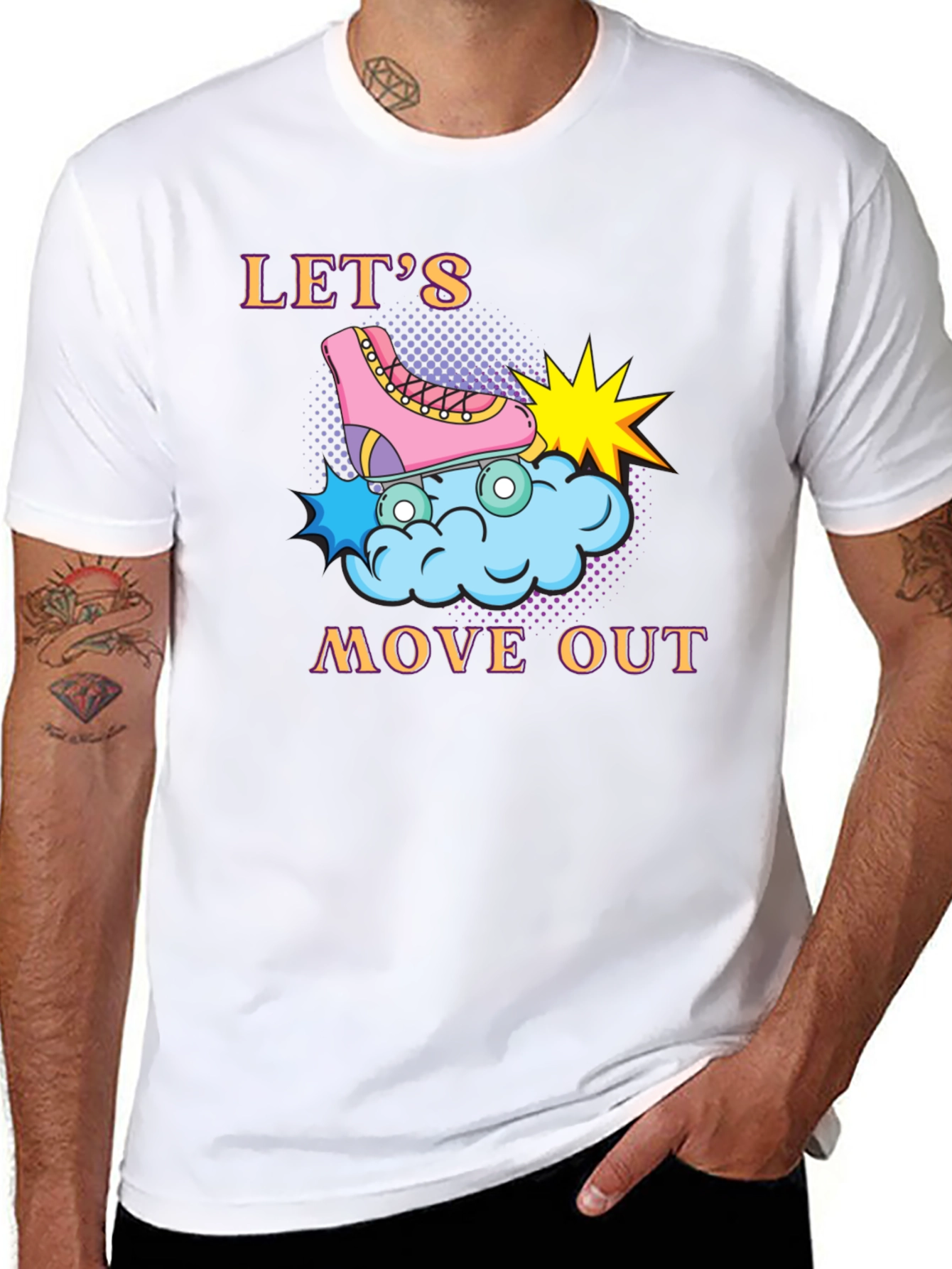 Lets Move Out Graphic T-Shirt
