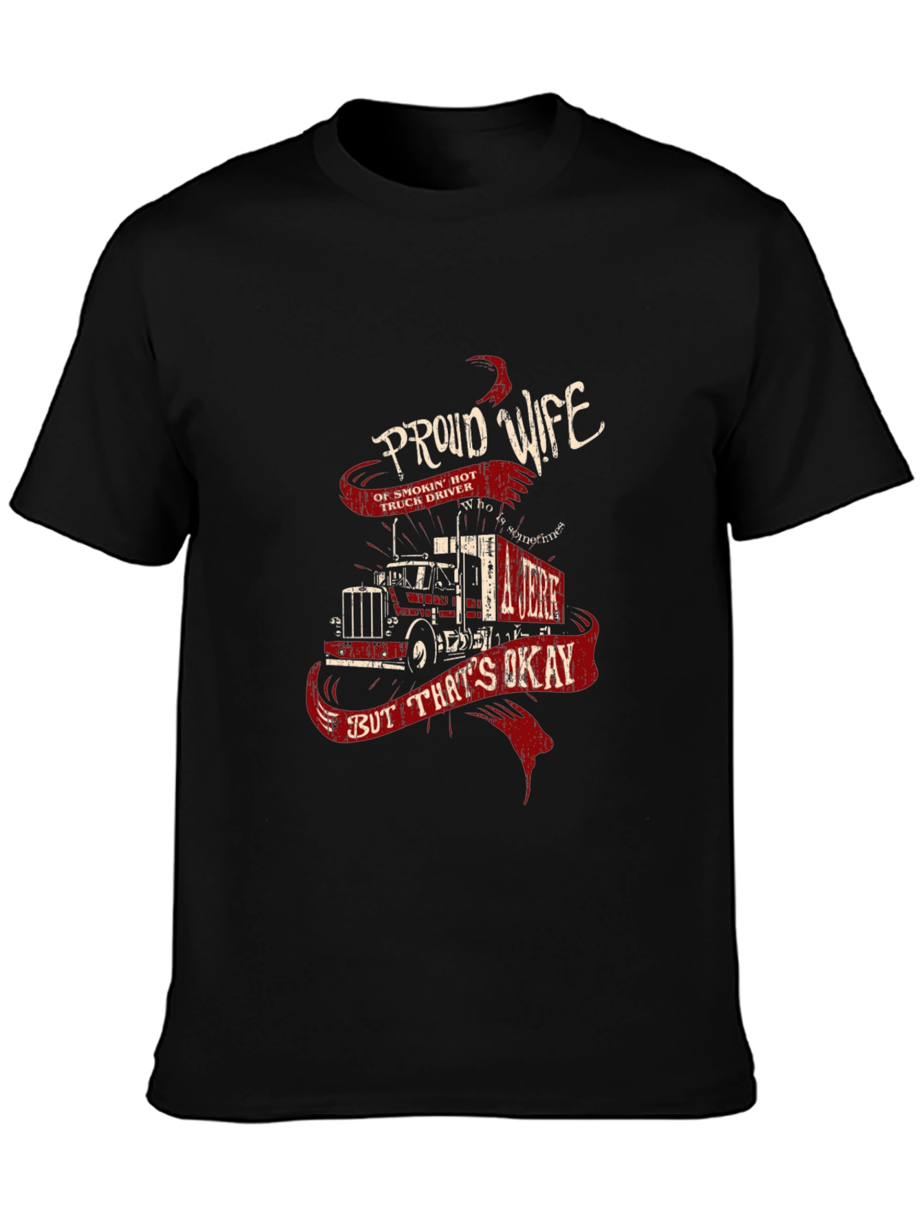 Proud Wife Trucker T-Shirt