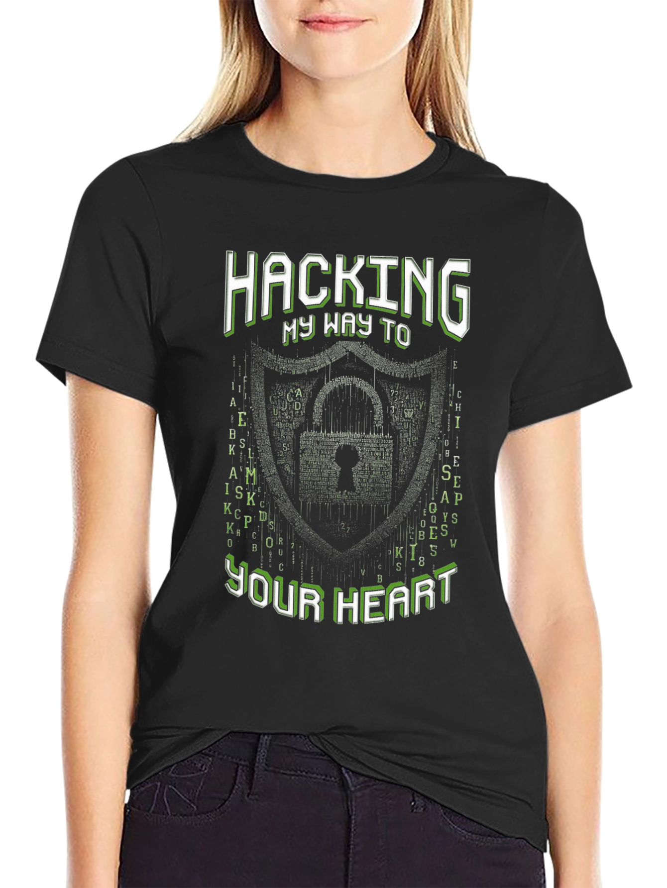 Hacking Your Heart T-Shirt - Geeky Love Tee