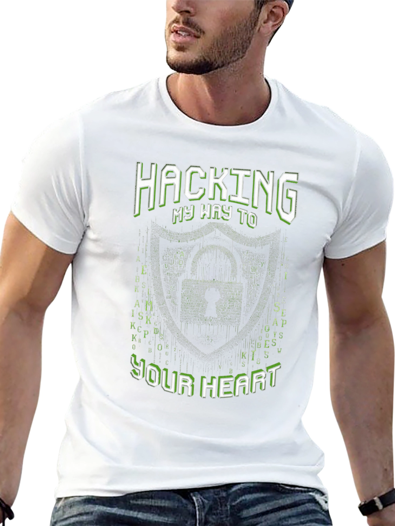 Hacking Your Heart T-Shirt - Geeky Love Tee