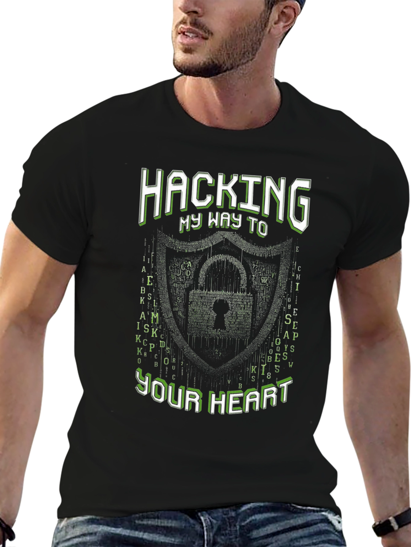 Hacking Your Heart T-Shirt - Geeky Love Tee