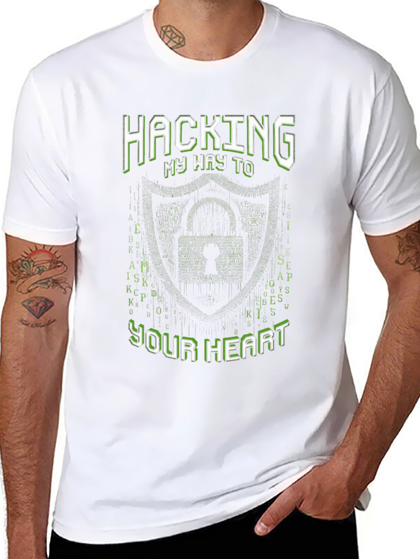 Hacking Your Heart T-Shirt - Geeky Love Tee