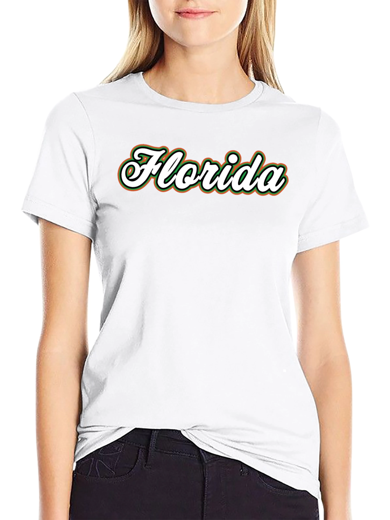 Florida Script T-Shirt - Black
