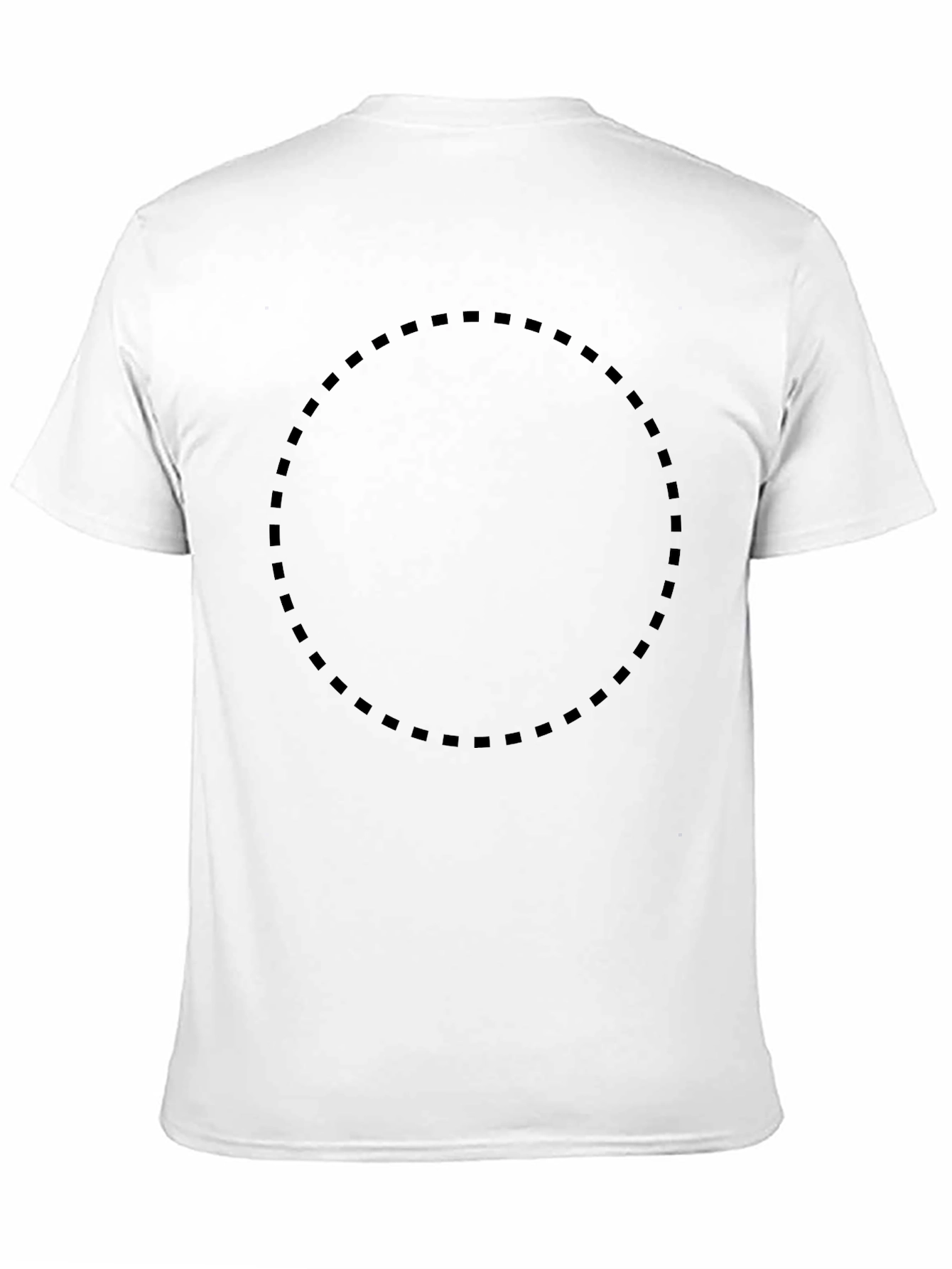 Mens Black Solid Crew Neck T-Shirt