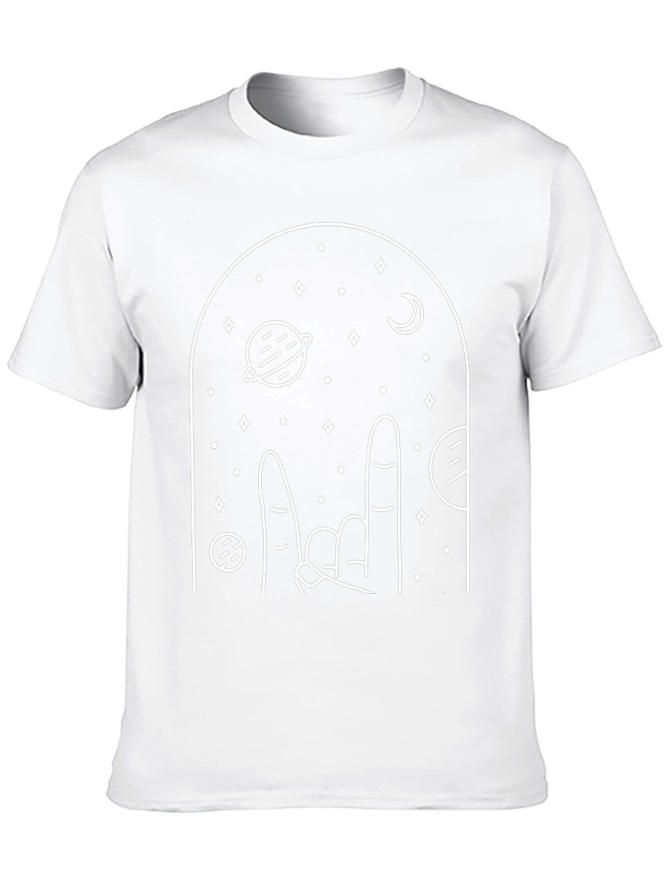 Cosmic Hand T-Shirt - Rock On in Space!