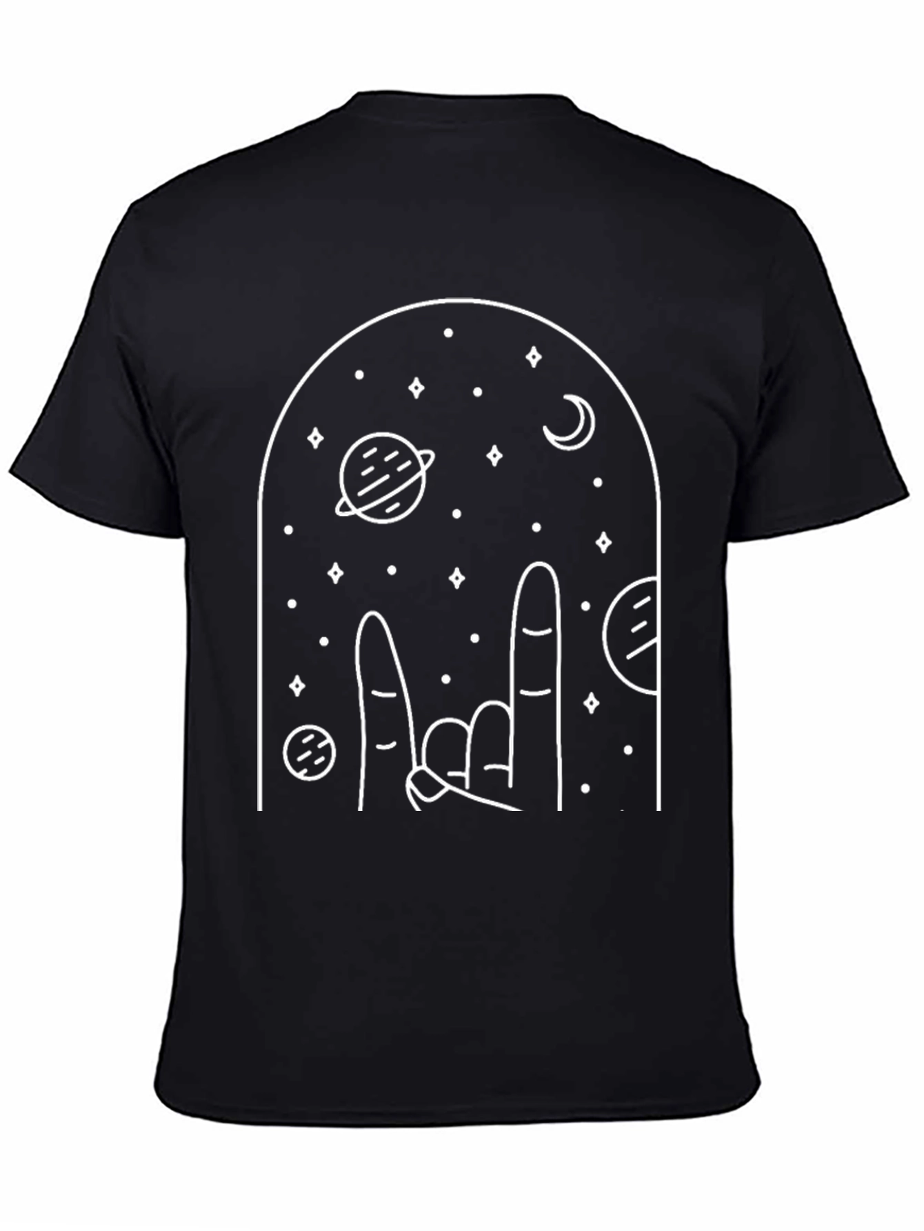 Cosmic Hand T-Shirt - Rock On in Space!
