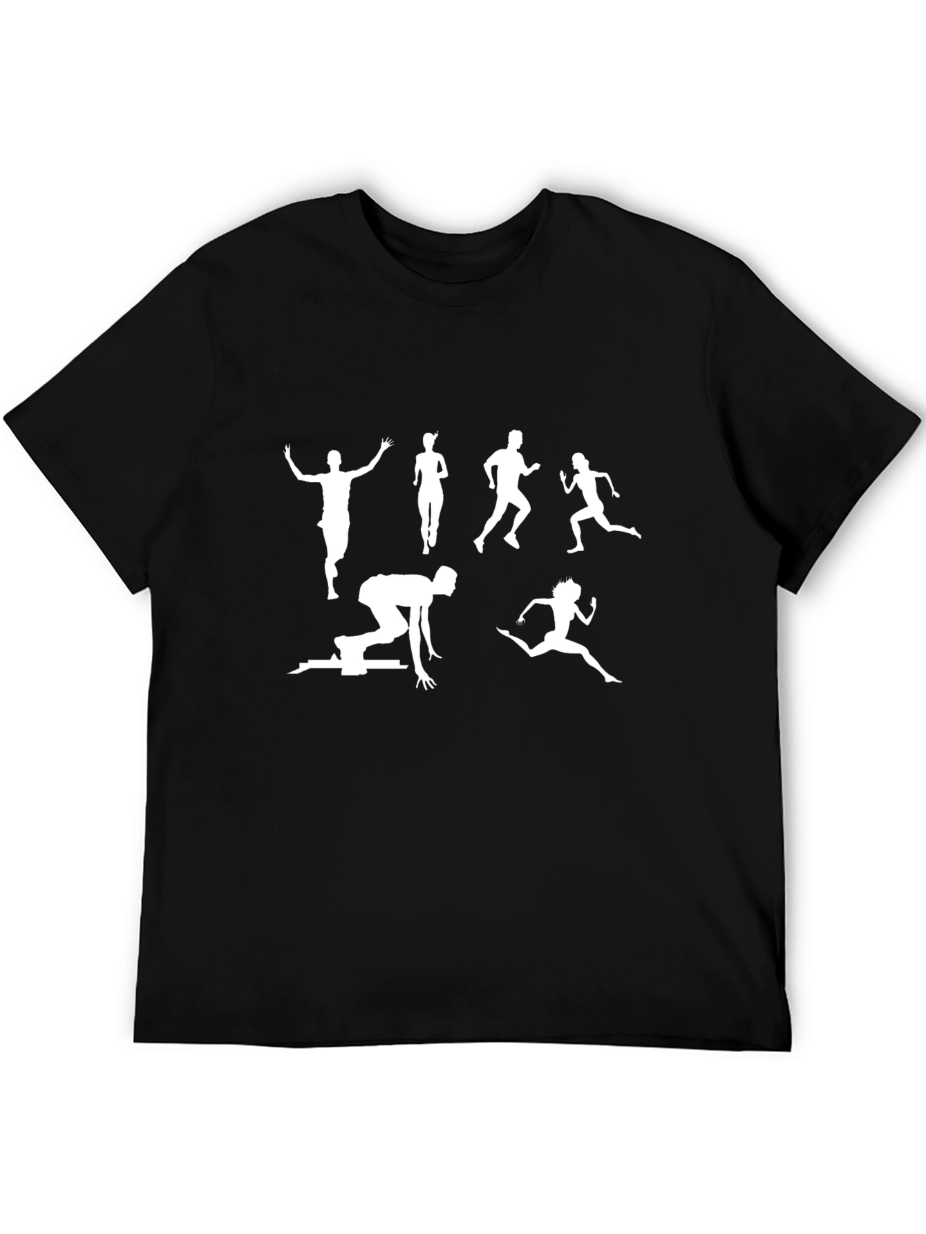 Runner Silhouette Black T-Shirt