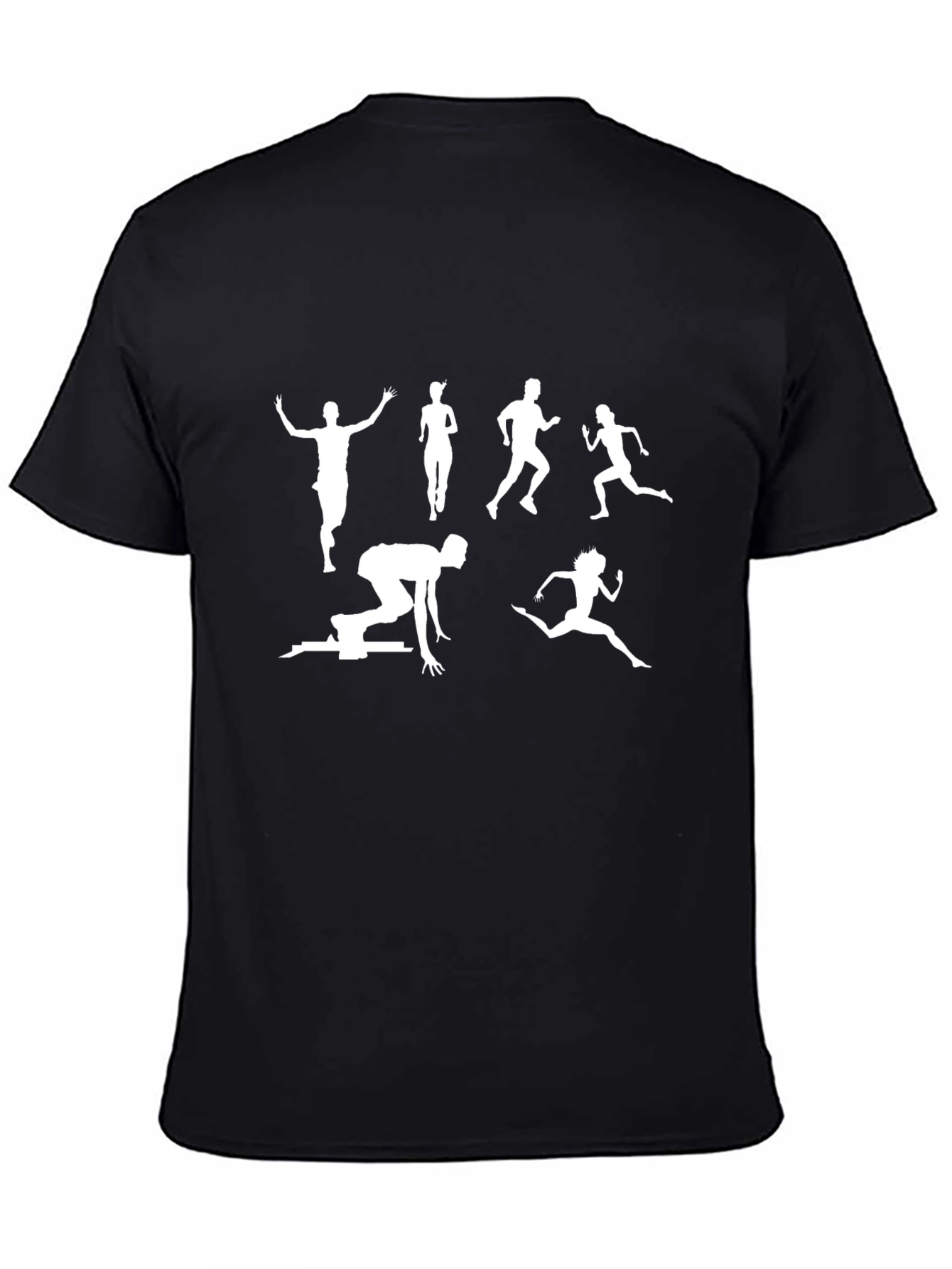 Runner Silhouette Black T-Shirt