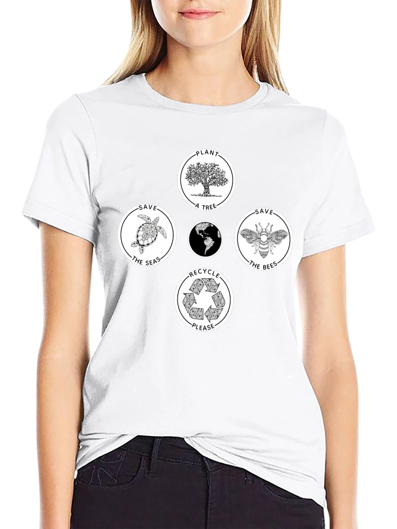 Eco-Friendly Graphic Tee - Save Our Planet