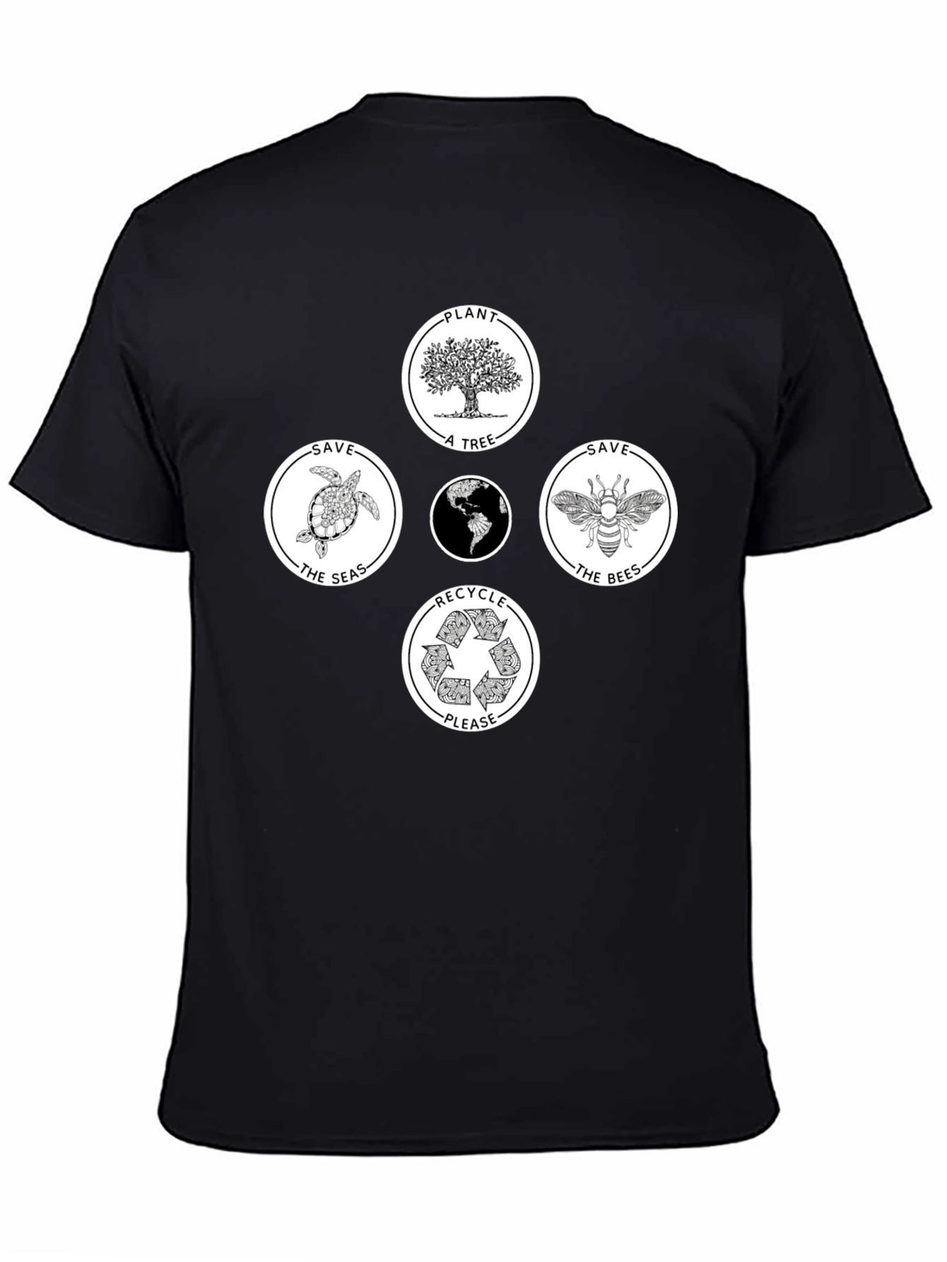 Eco-Friendly Graphic Tee - Save Our Planet
