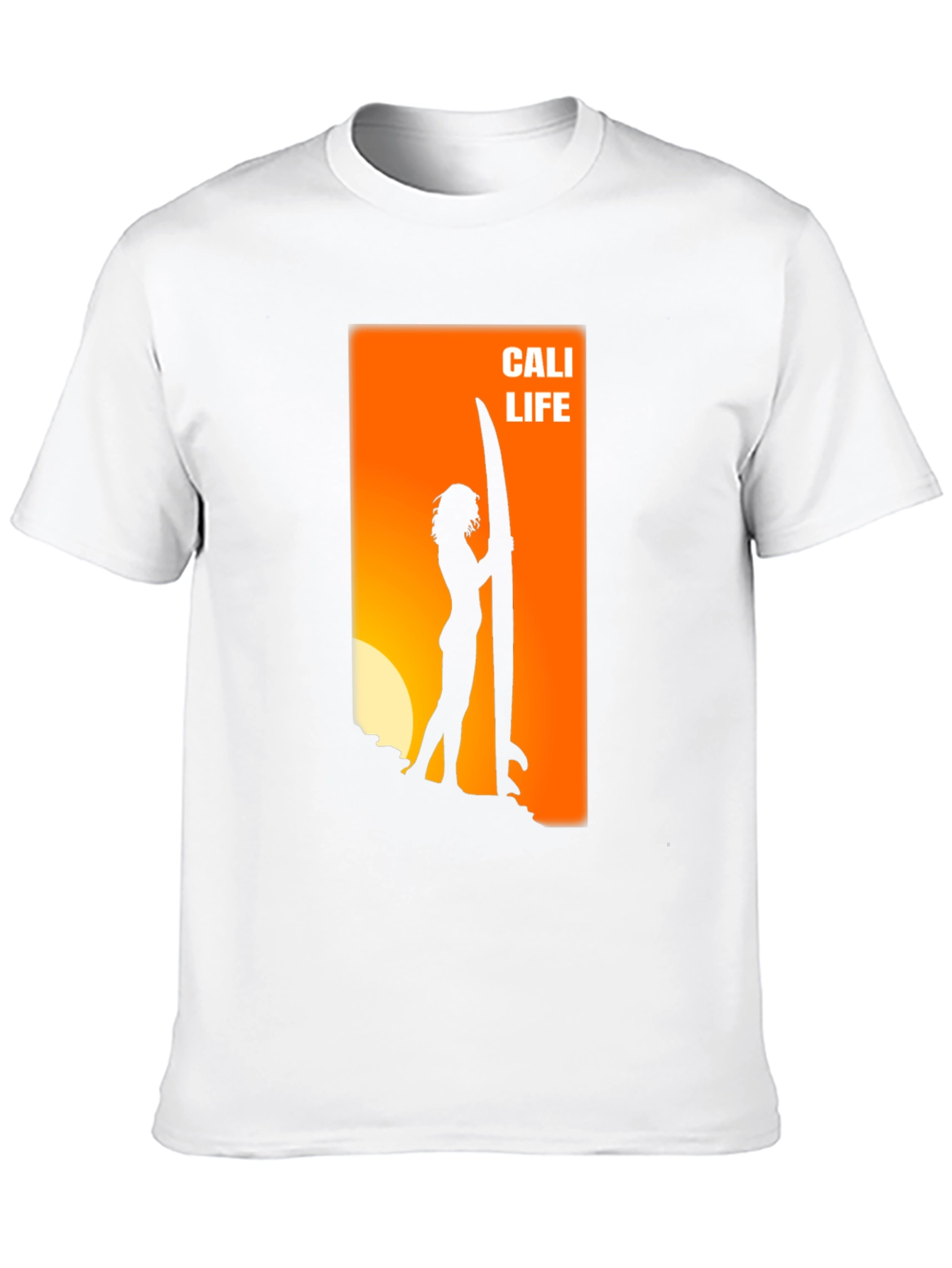 Cali Life Surfer Graphic Tee - Black