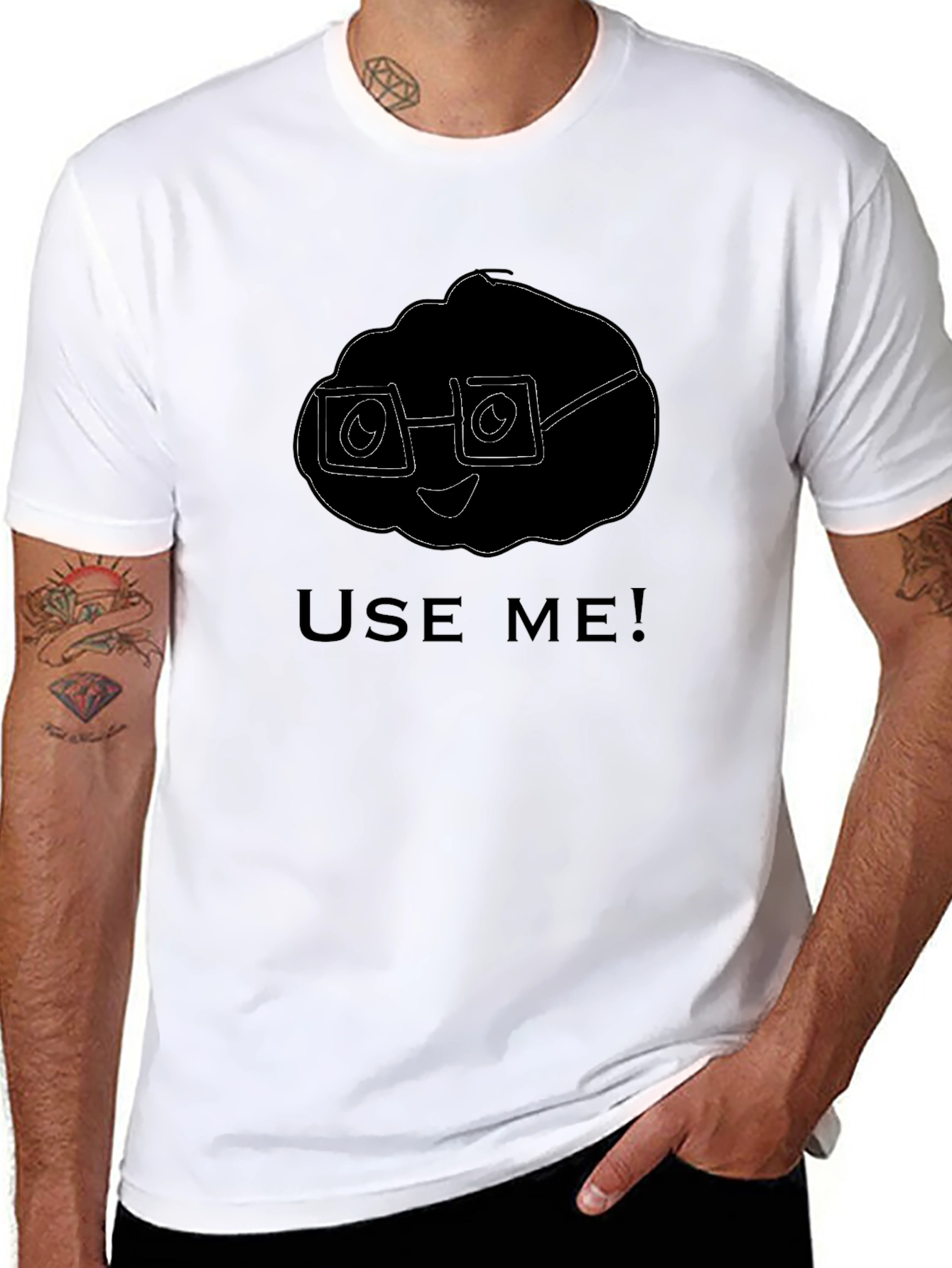 Nerdy Blob T-Shirt - Use Me!