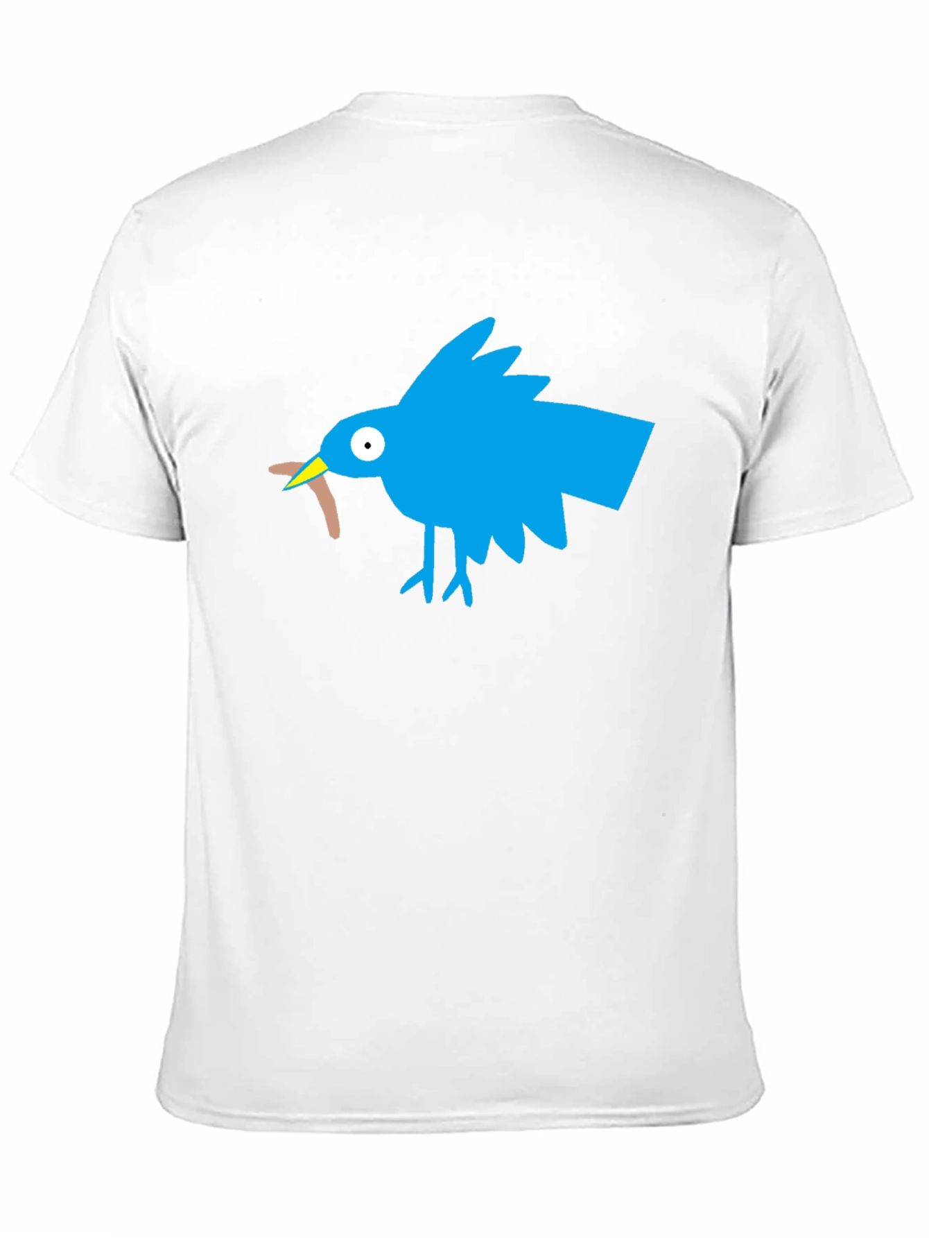 Novelty Bird Graphic Black T-Shirt
