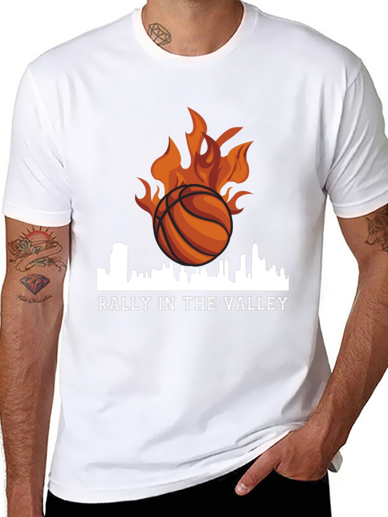 Rally in the Valley Basketball Graphic Tee