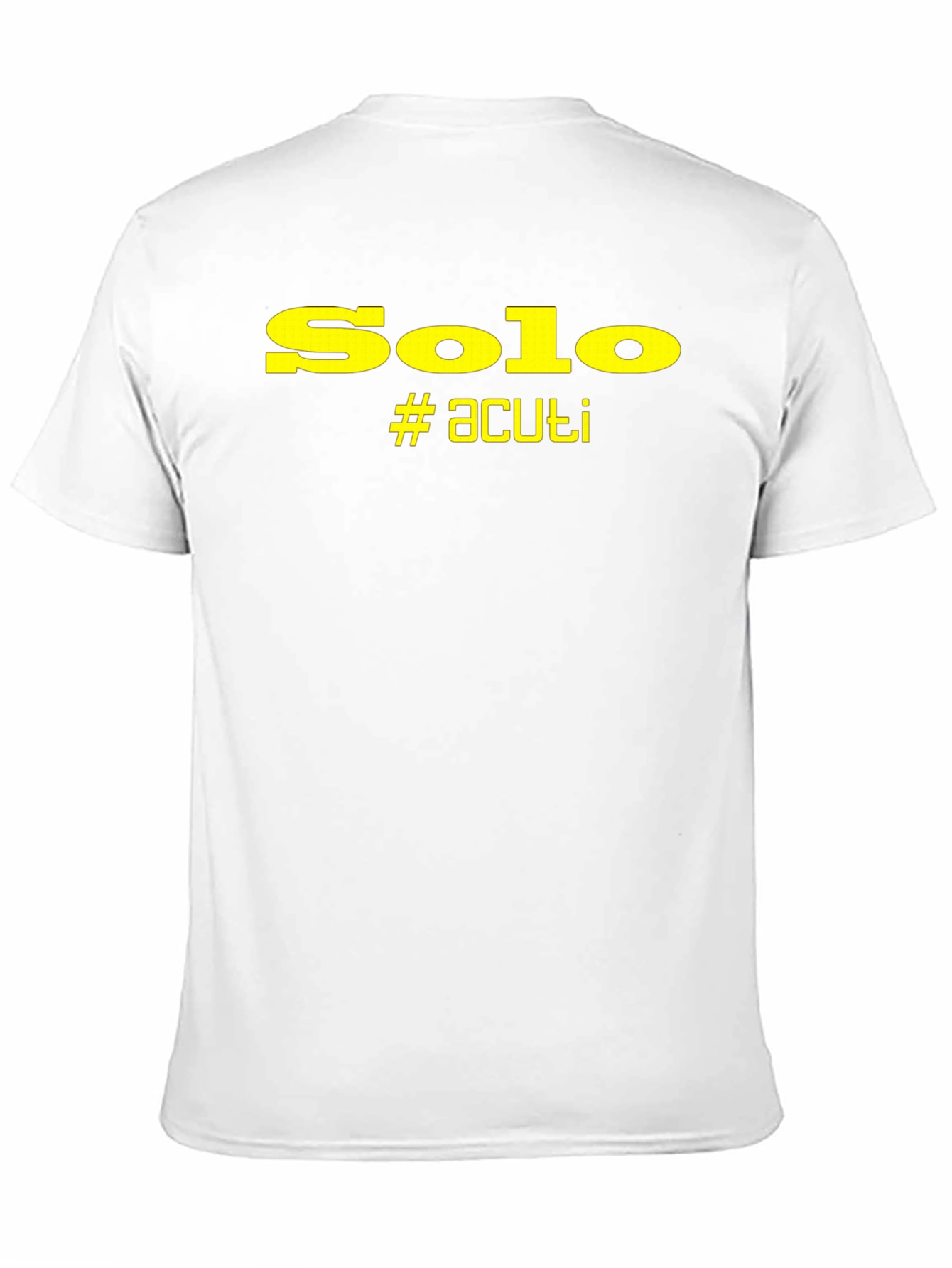 Solo #acuti Black Graphic T-Shirt