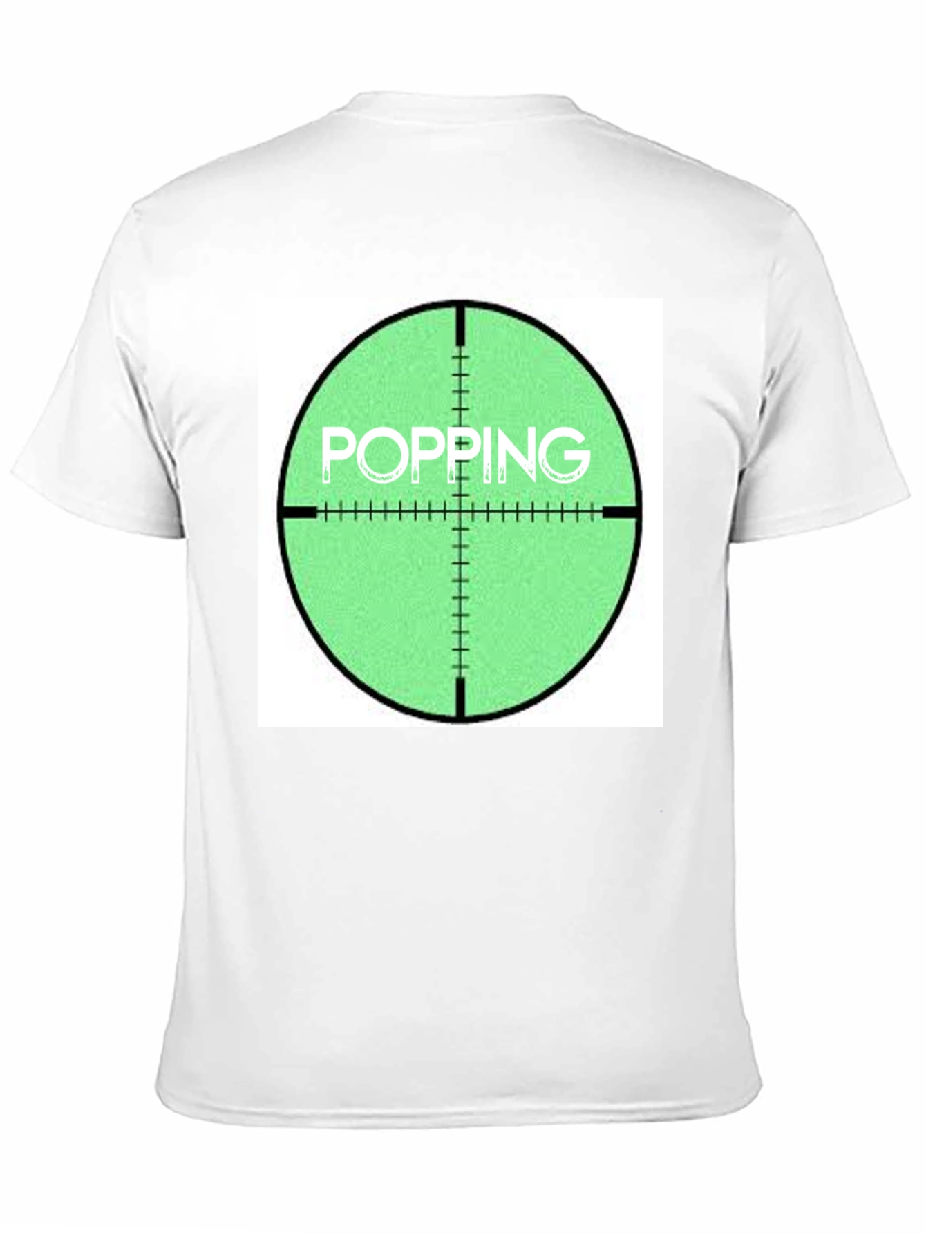 Popping Target Graphic Tee - Funny Sniper Shirt