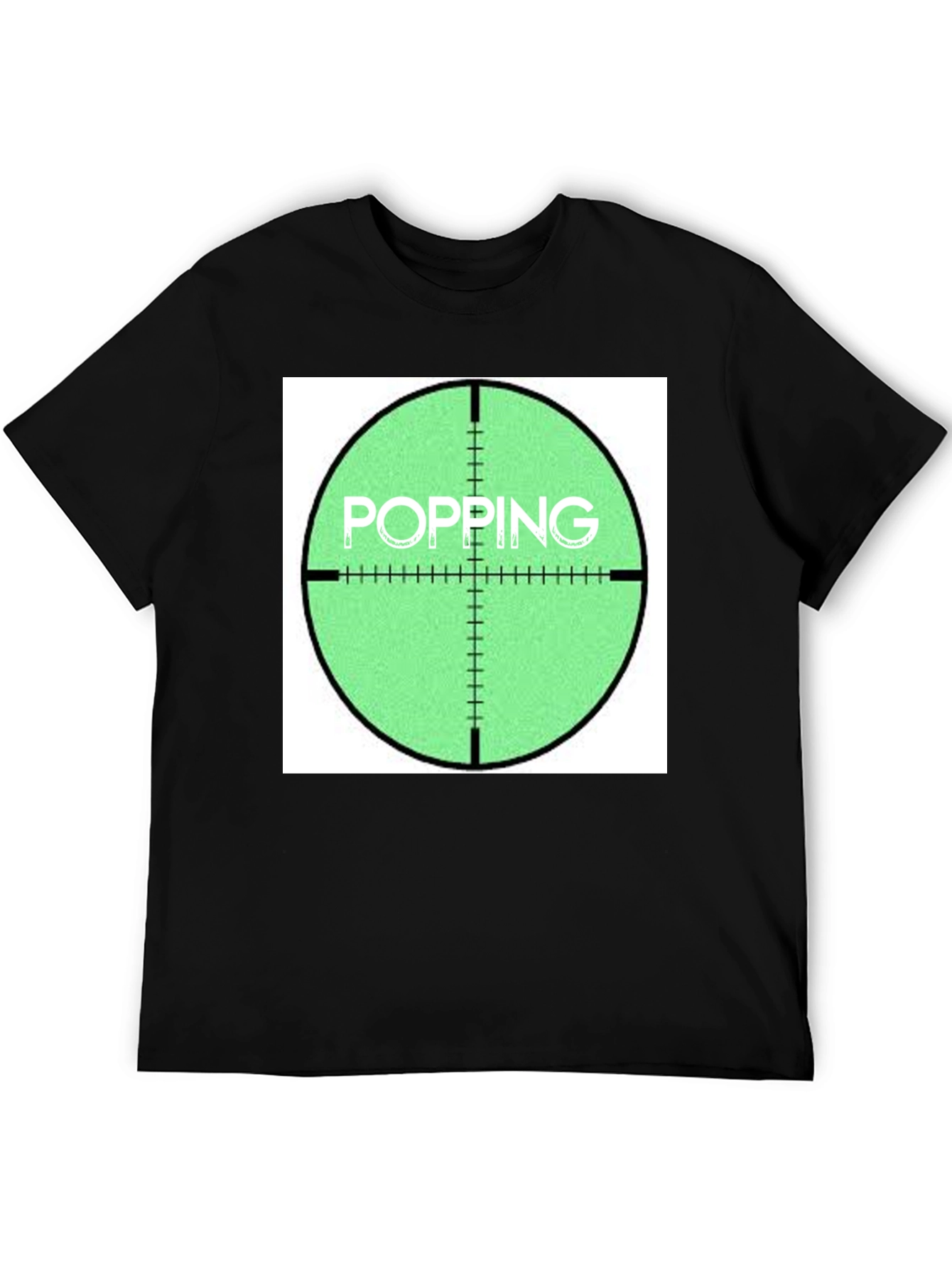 Popping Target Graphic Tee - Funny Sniper Shirt