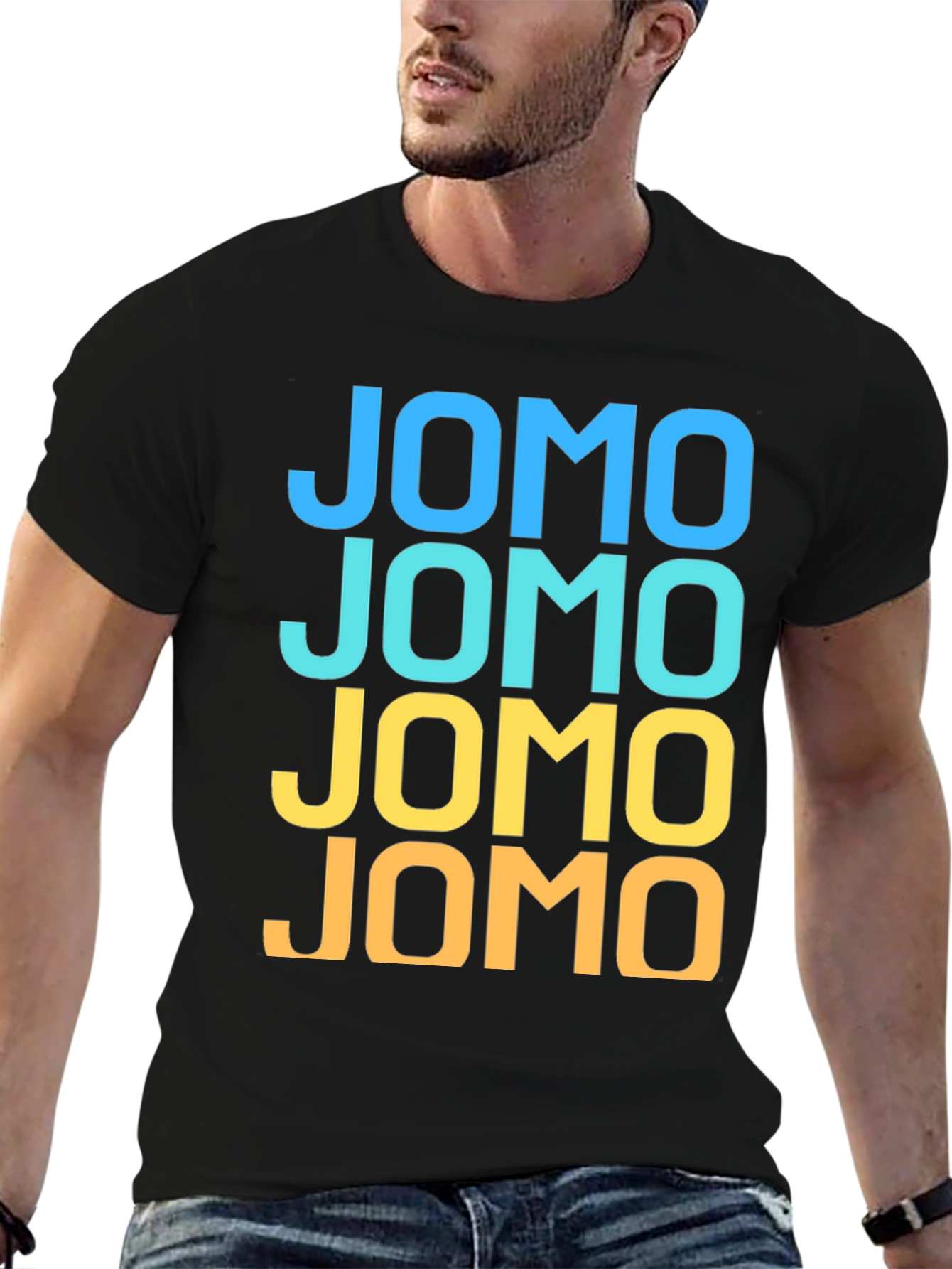 JOMO Graphic Tee - Black T-Shirt